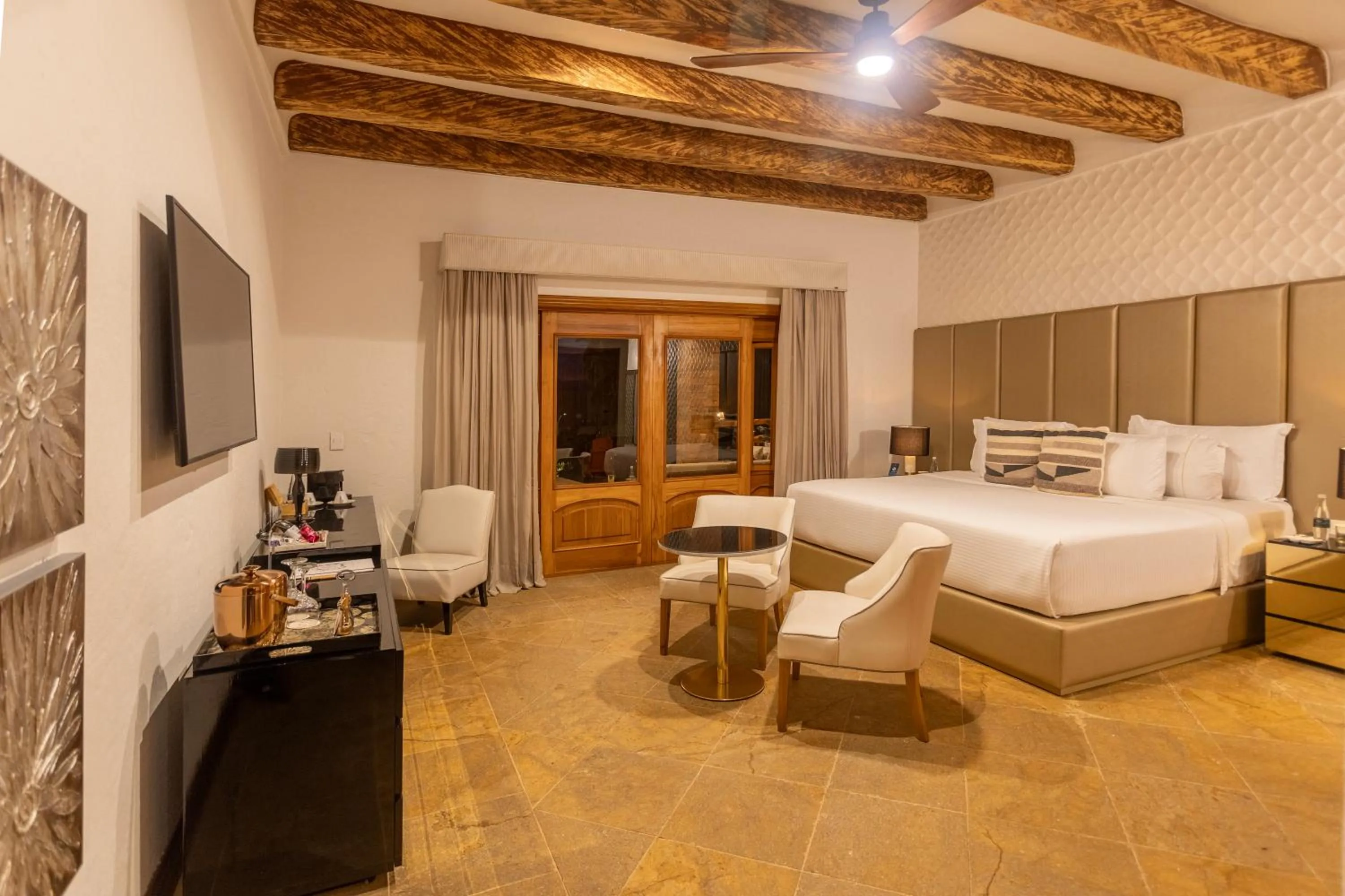 Bed in Visus Hotel Boutique & Spa