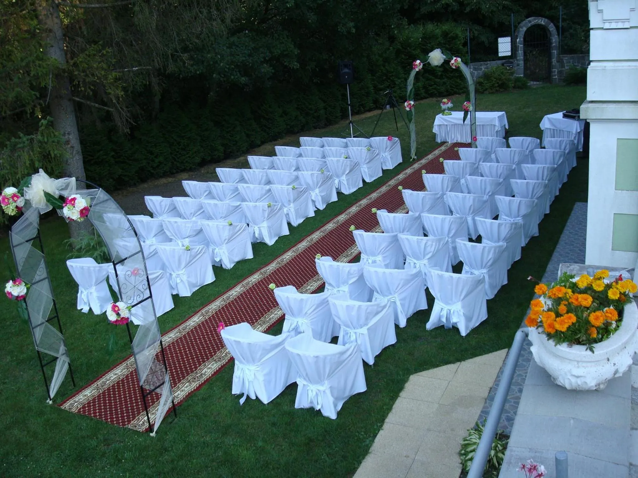 Garden view in Penzión Zlatý Jeleň