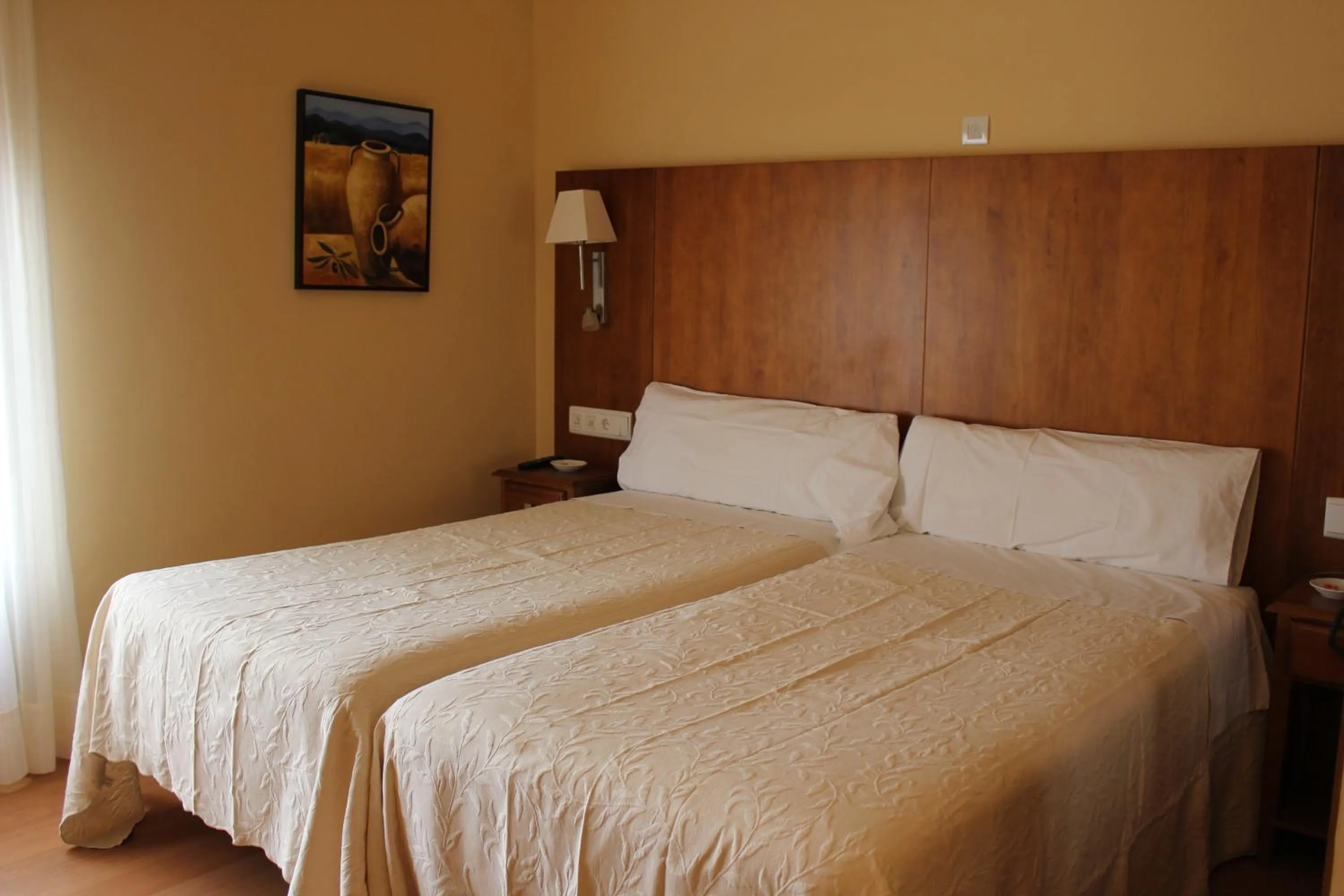 Photo of the whole room, Bed in Hotel Villa de Larraga