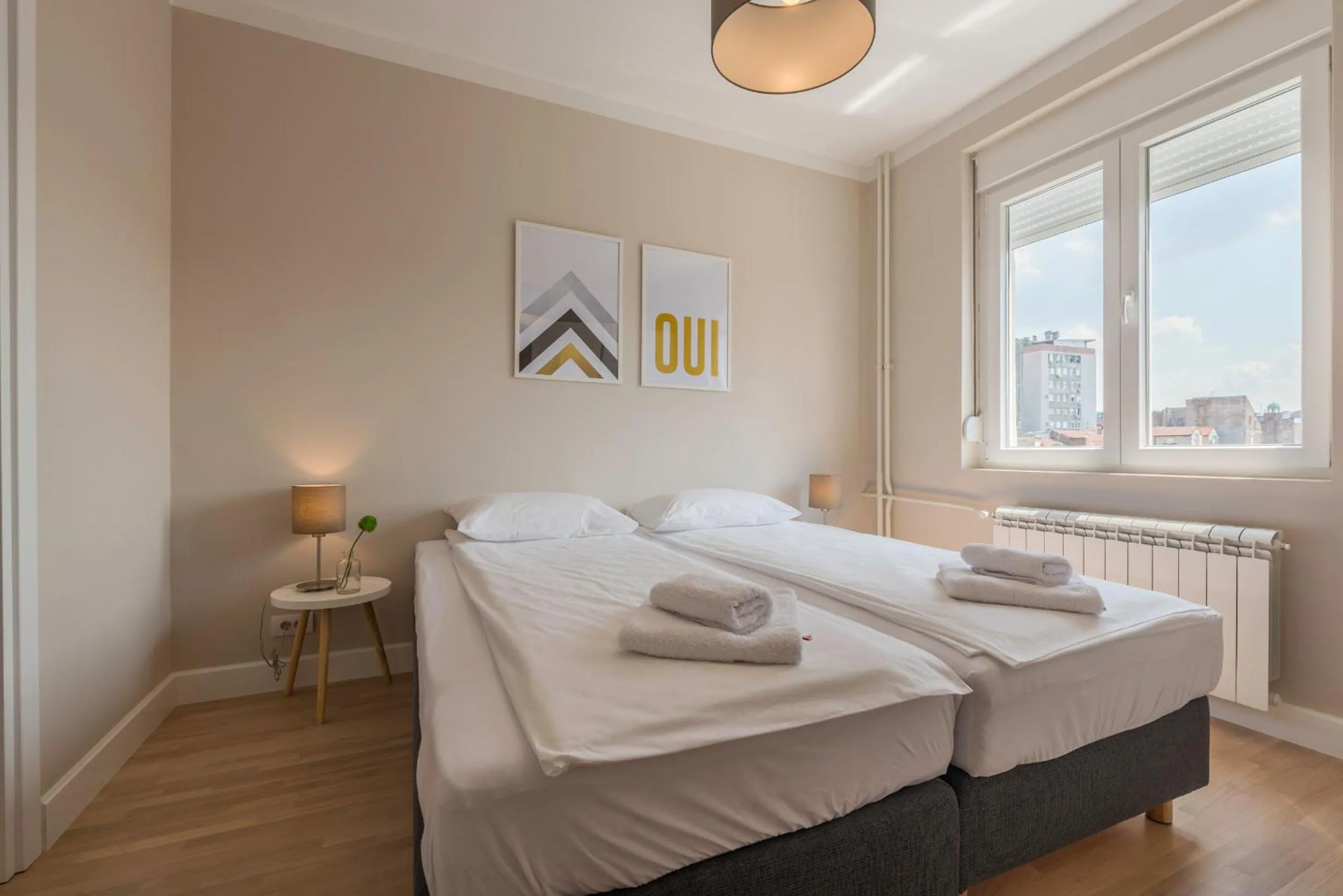 Bedroom, Bed in Urban ZEN with View - City Break Apartments