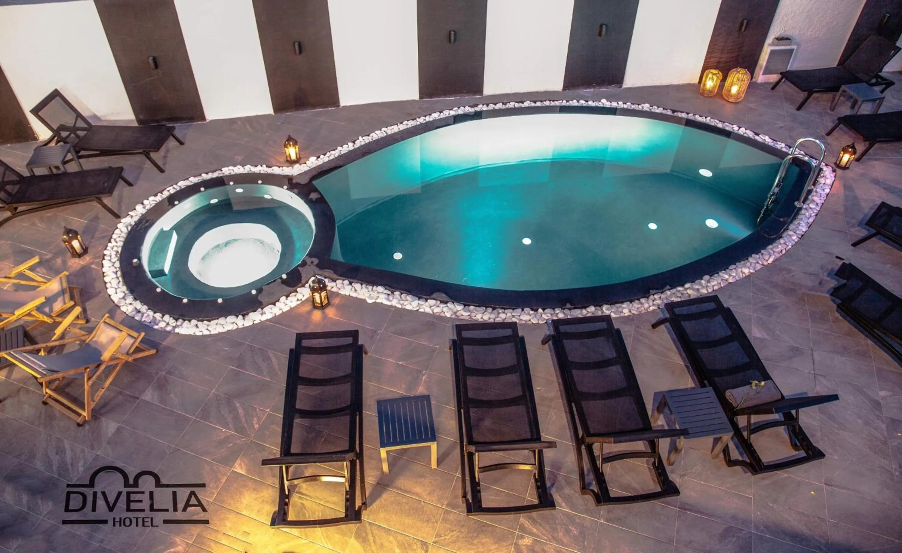 Bird's eye view in Divelia Hotel