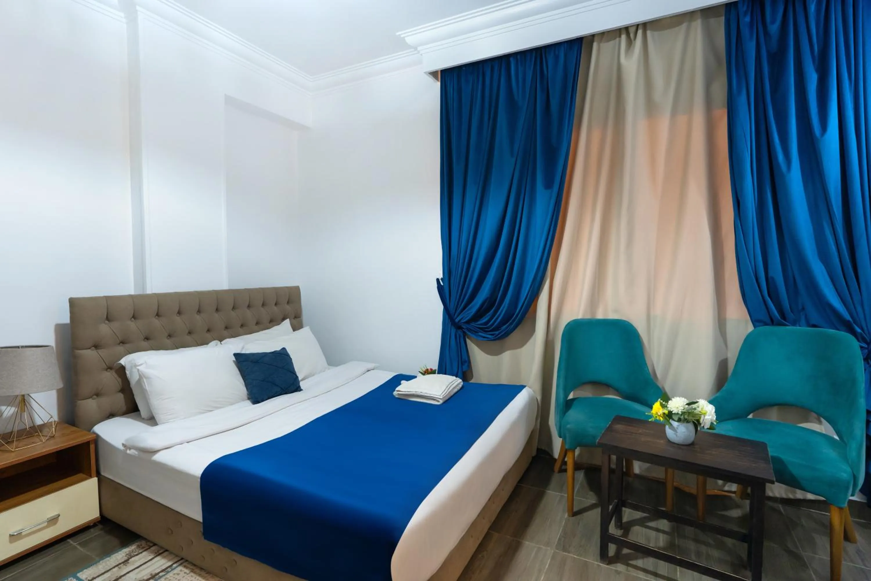 Bed in Hayat Pyramids View Hotel