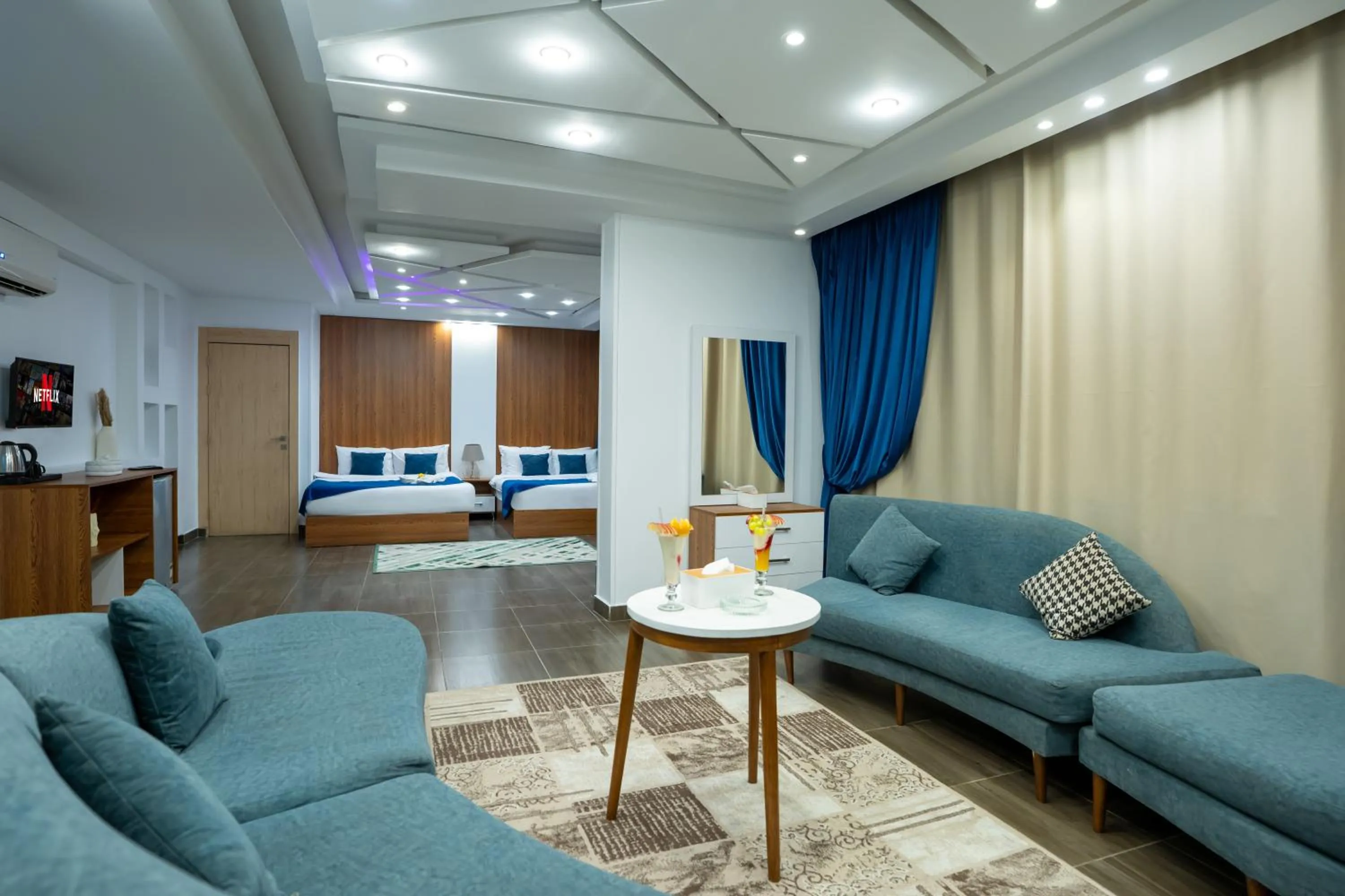 Bed in Hayat Pyramids View Hotel