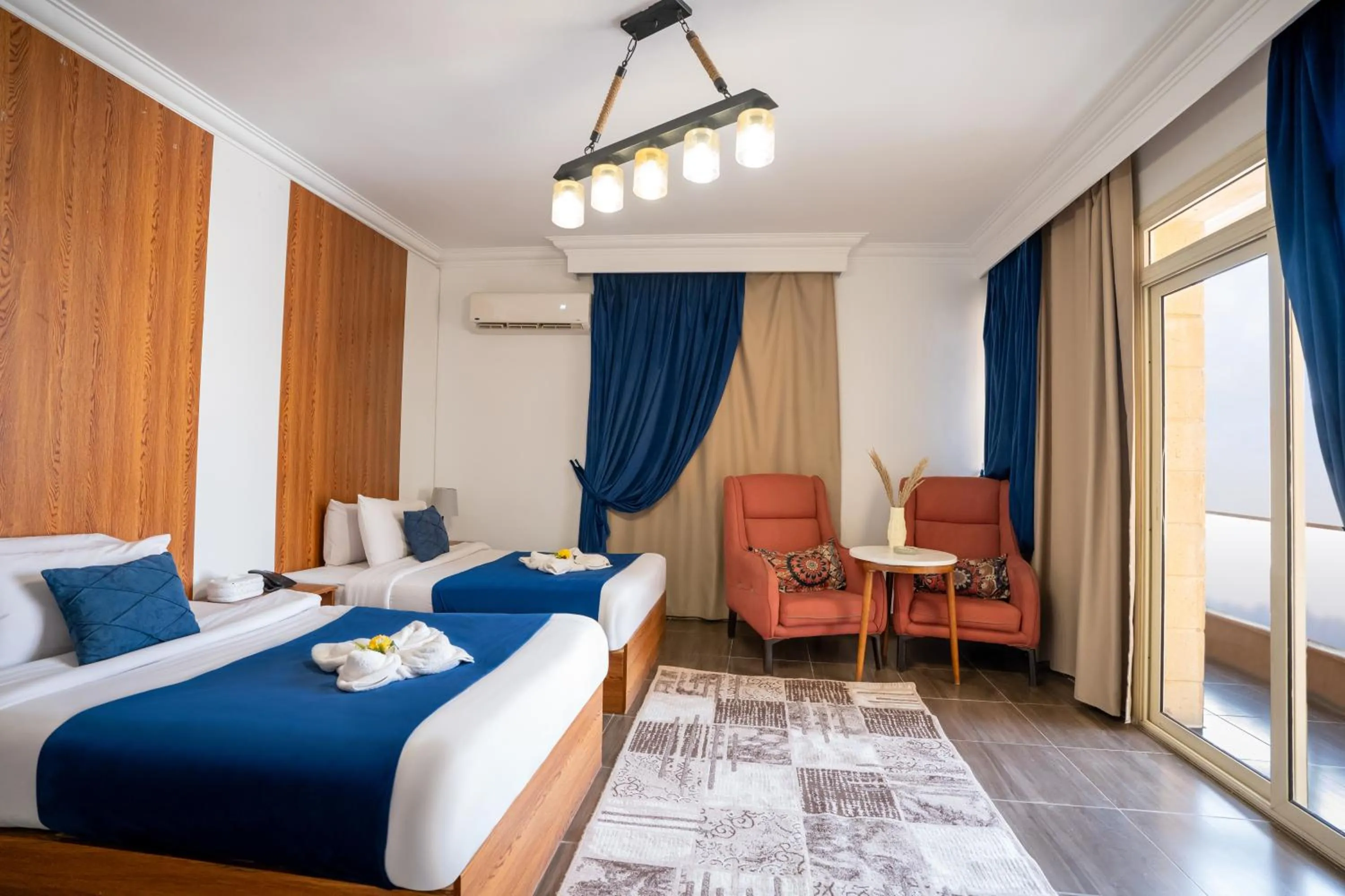 Bed in Hayat Pyramids View Hotel