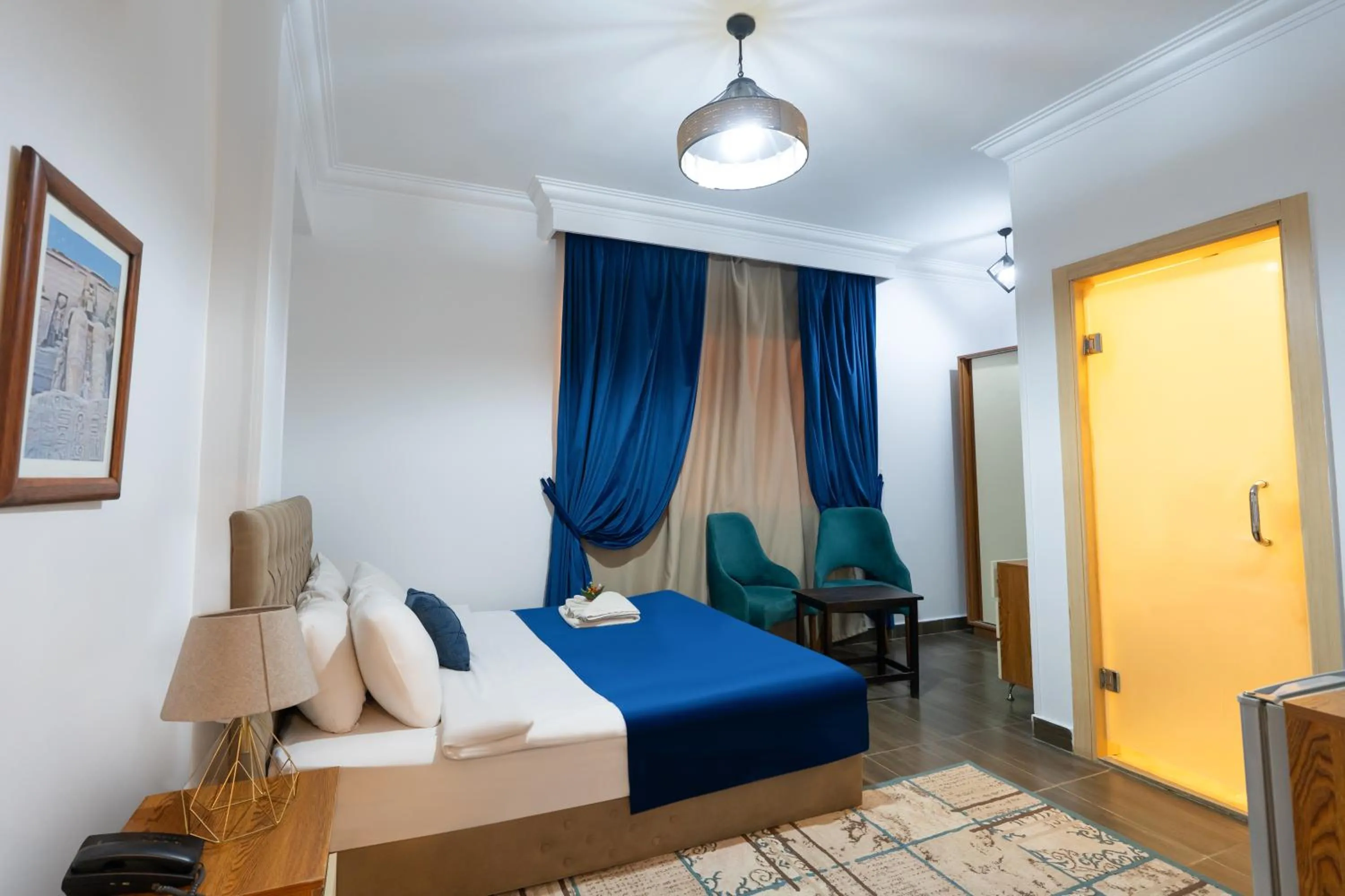 Bed in Hayat Pyramids View Hotel