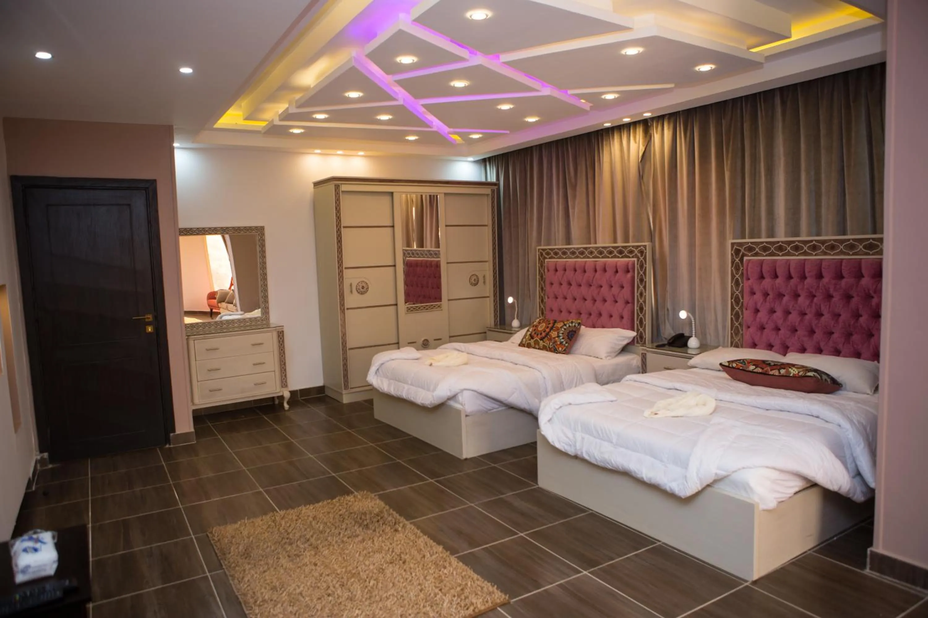 Bed in Hayat Pyramids View Hotel