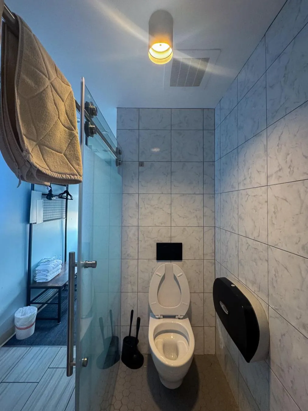 Shower in U Street Capsule Hostel