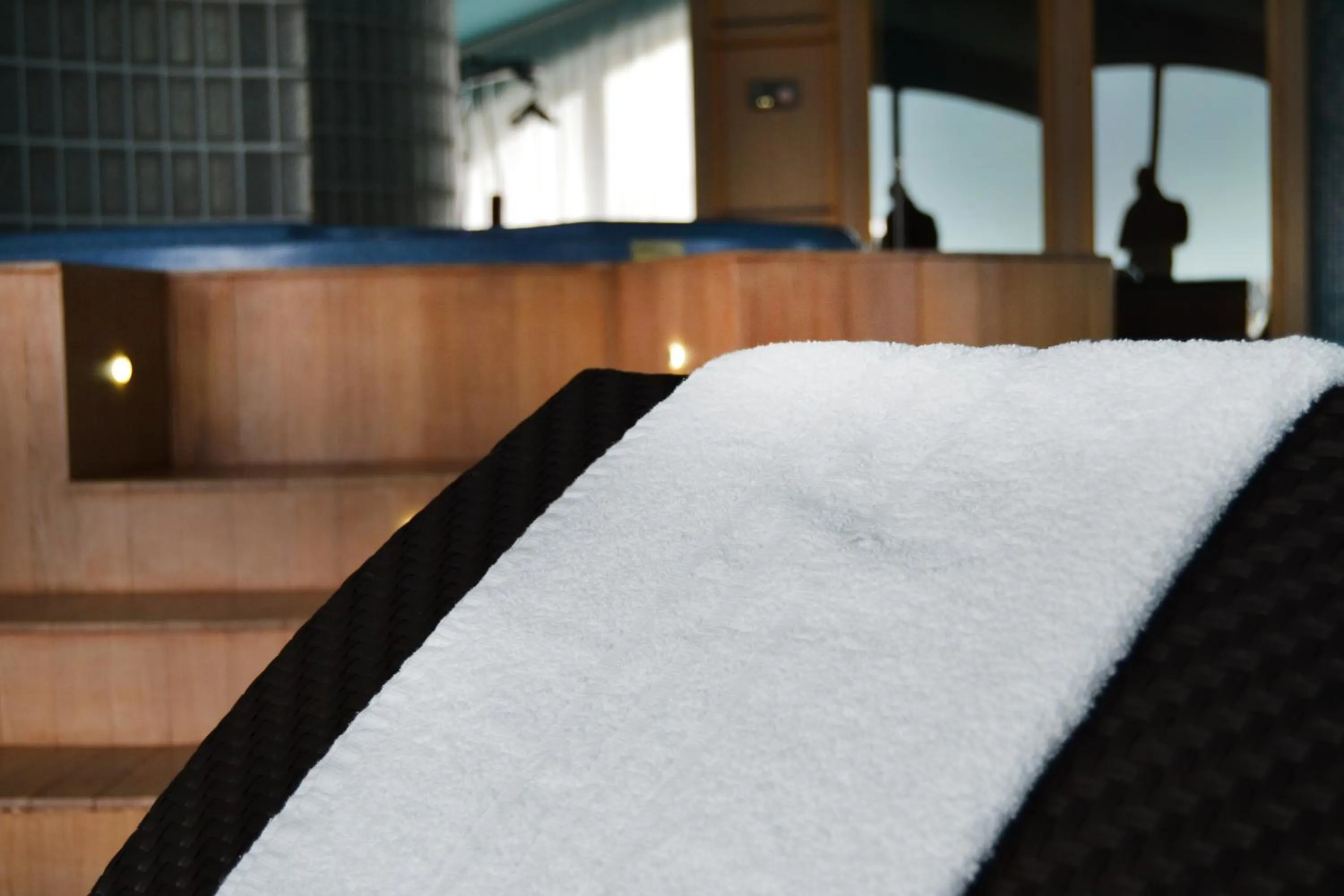 Sauna, Bed in don guglielmo panoramic hotel & spa