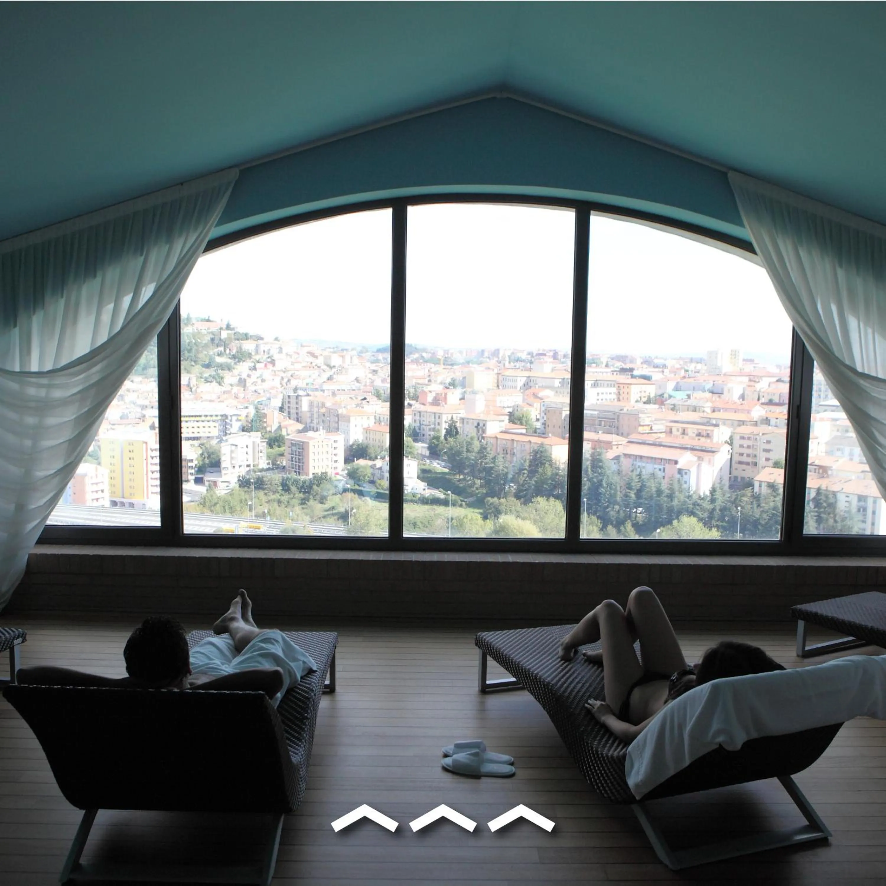 Hot Tub in don guglielmo panoramic hotel & spa