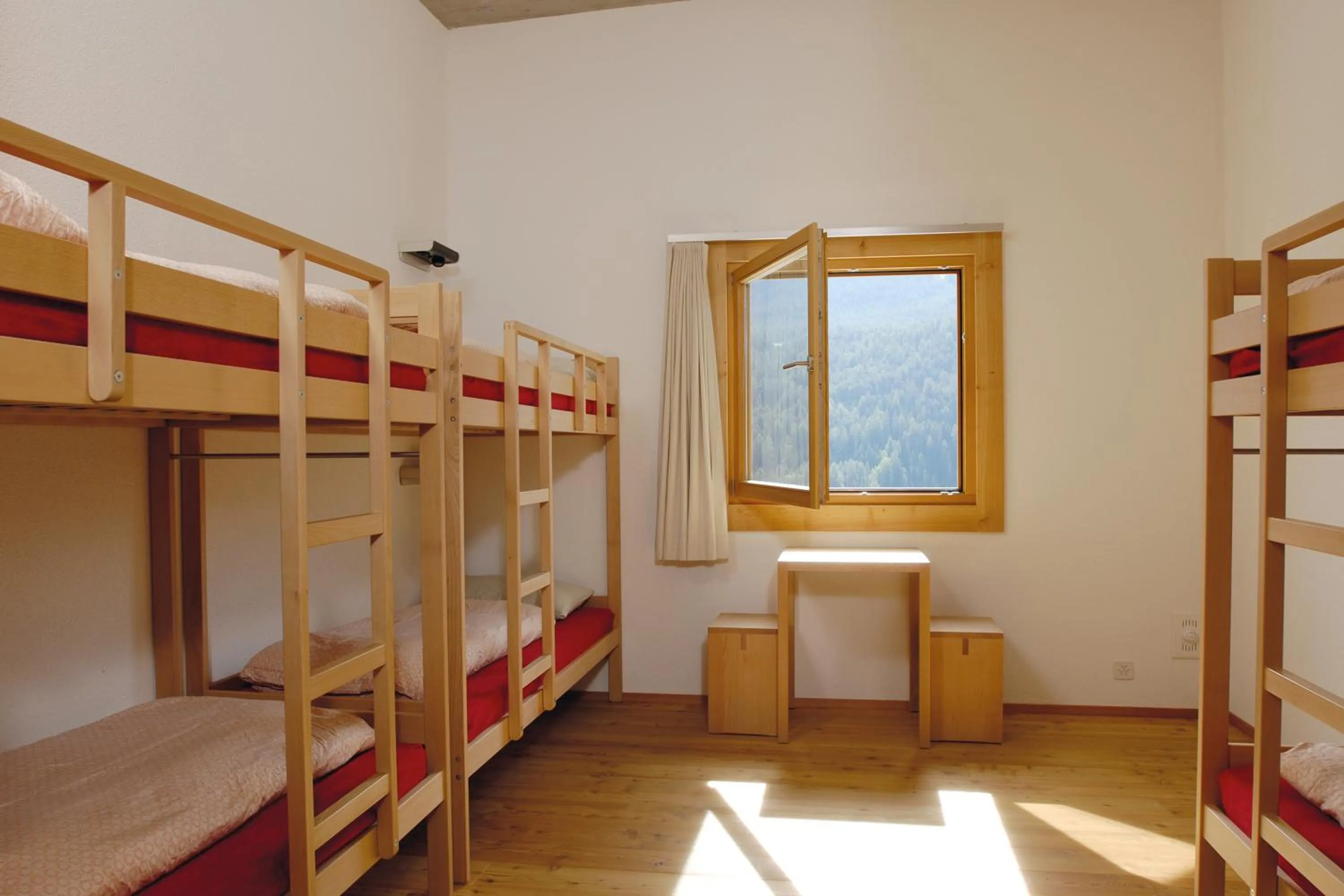 Bed in Scuol Youth Hostel