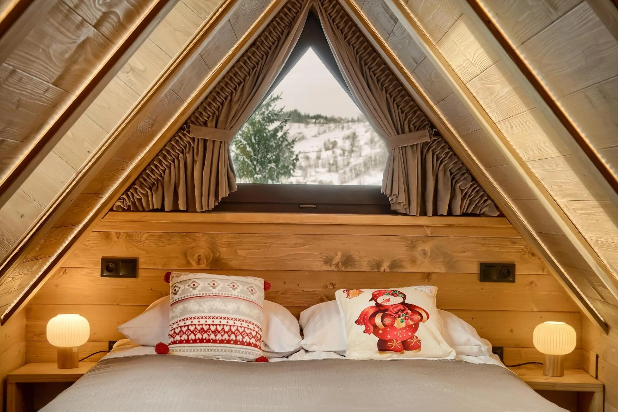 Bed in Apartamenty Willa Kamila Zakopane z Jacuzzi