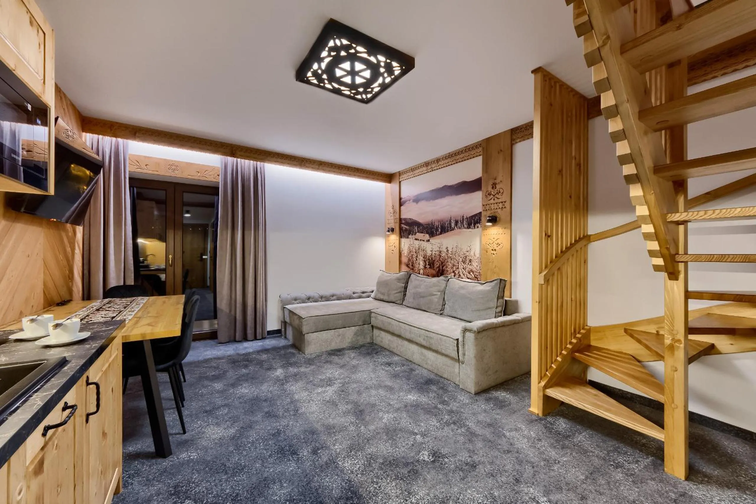 Bed in Apartamenty Willa Kamila Zakopane z Jacuzzi