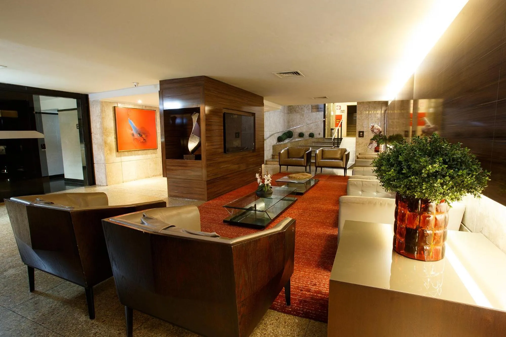 Lobby or reception in Savassi Hotel