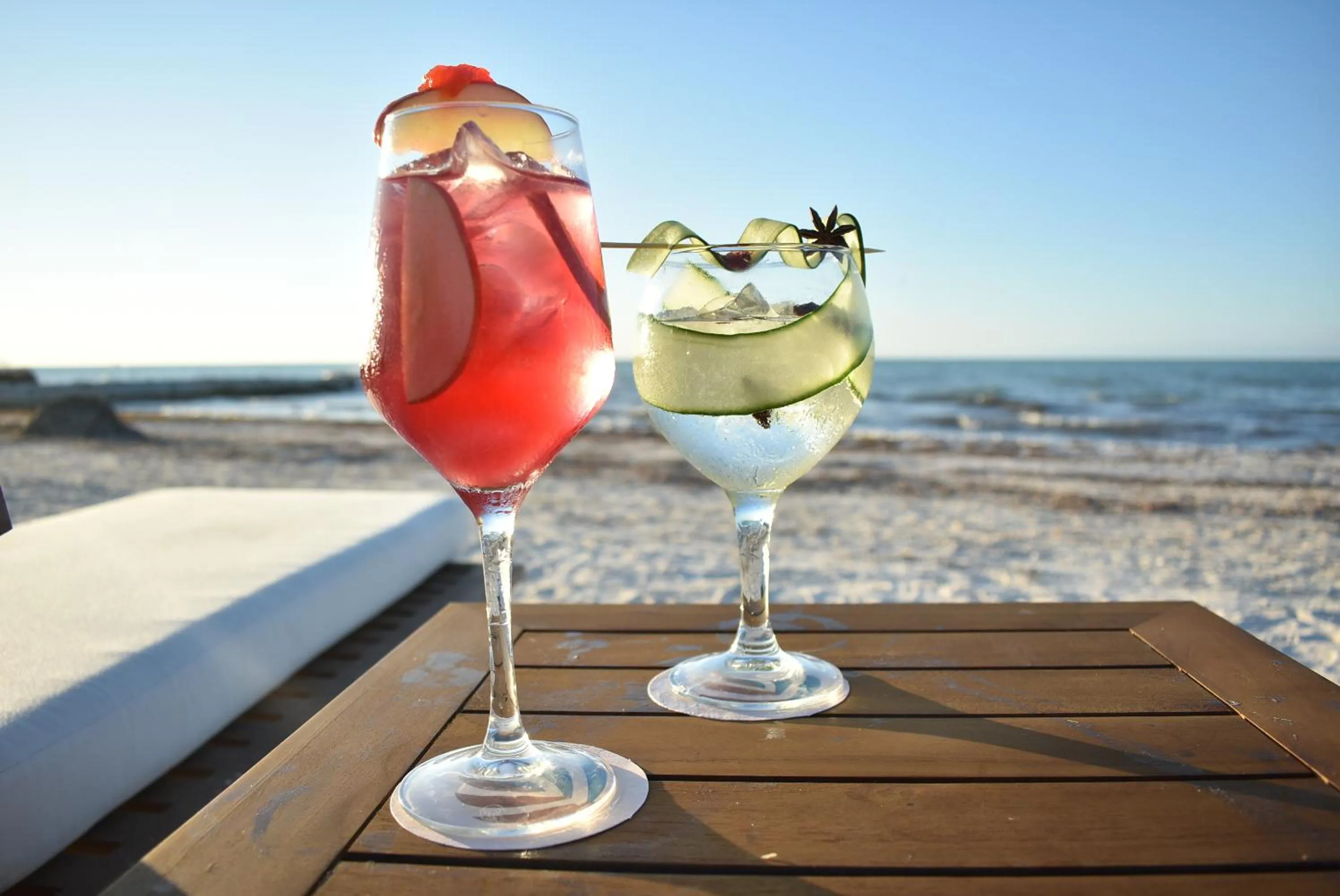 Alcoholic drinks in Mystique Holbox by Royalton, A Tribute Portfolio Resort