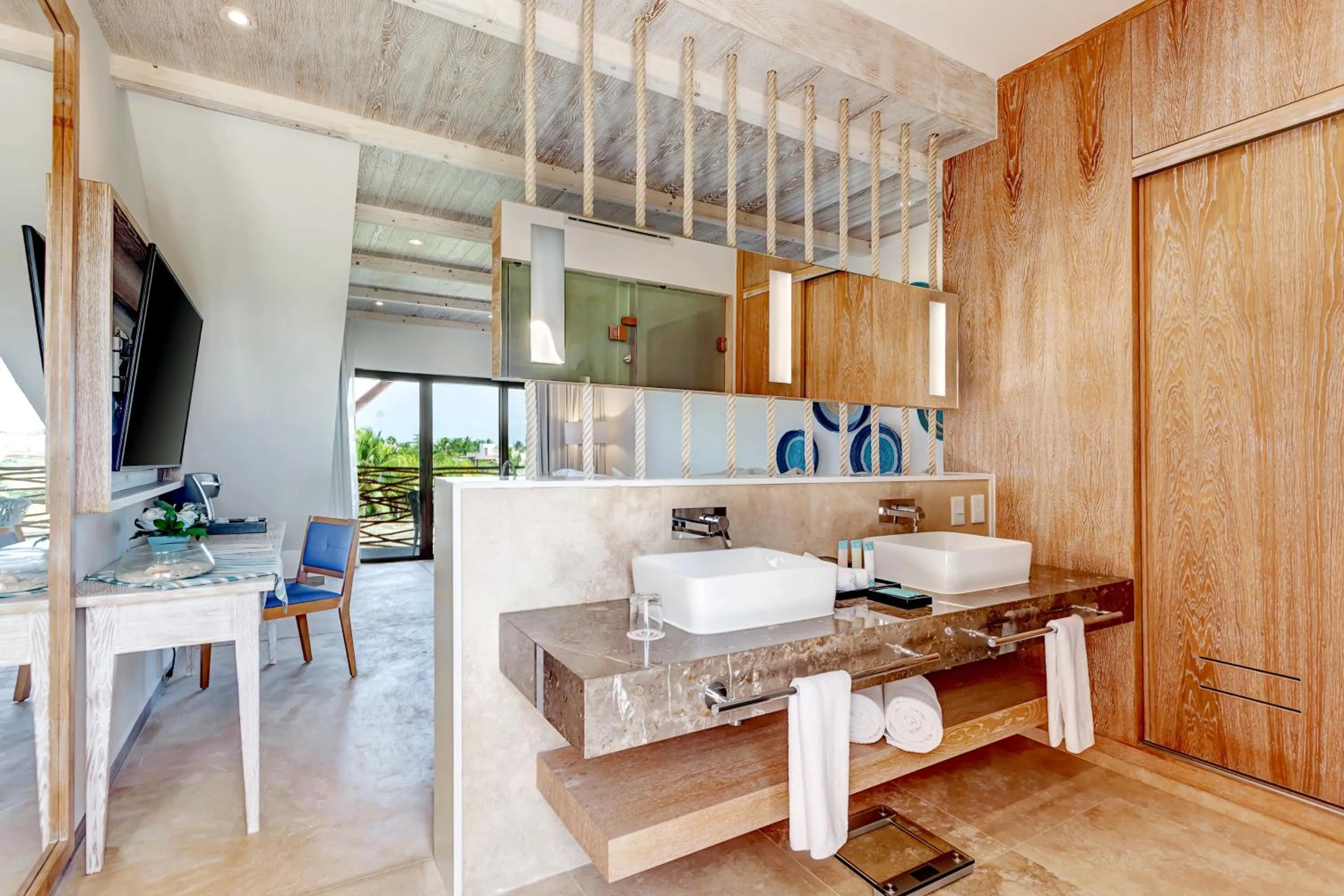 Bathroom in Mystique Holbox by Royalton, A Tribute Portfolio Resort