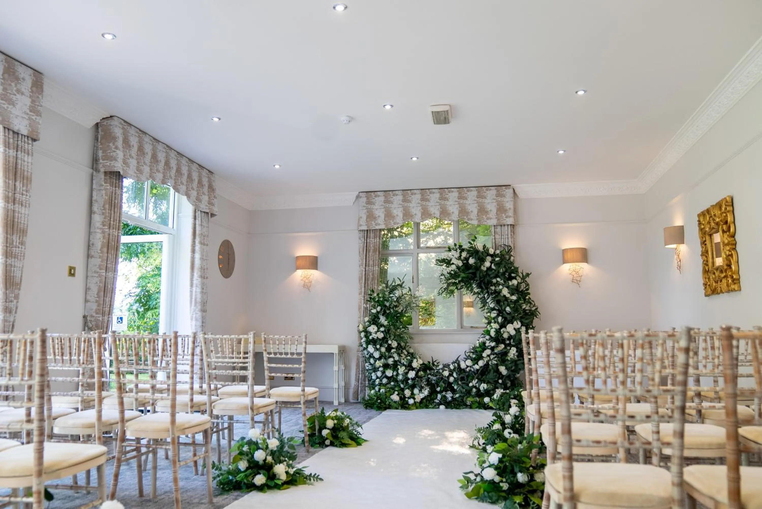 wedding in Pontlands Park Hotel