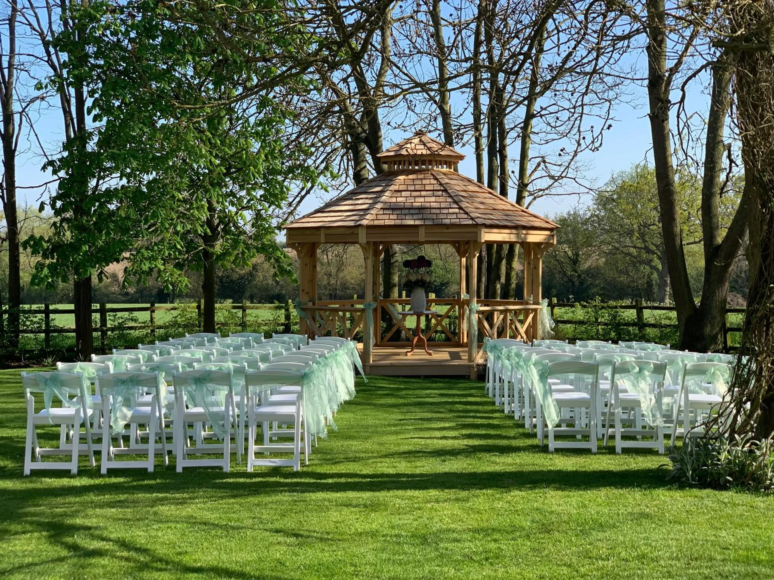 Patio in Pontlands Park Hotel