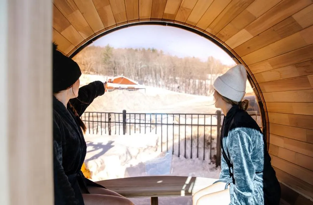 Sauna in Whitneys Inn at Black Mountain