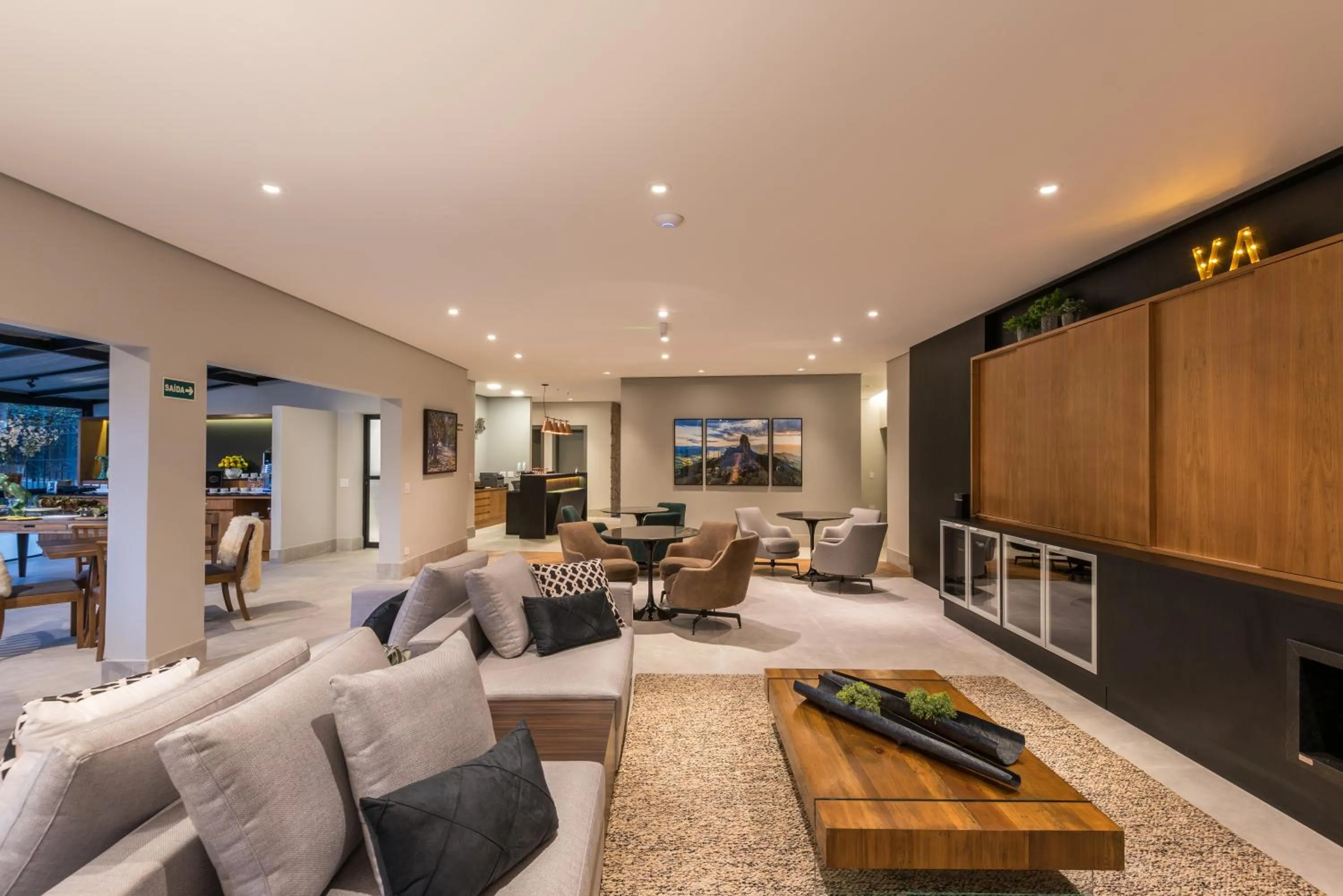 Seating area in Villa Amistà Campos do Jordão