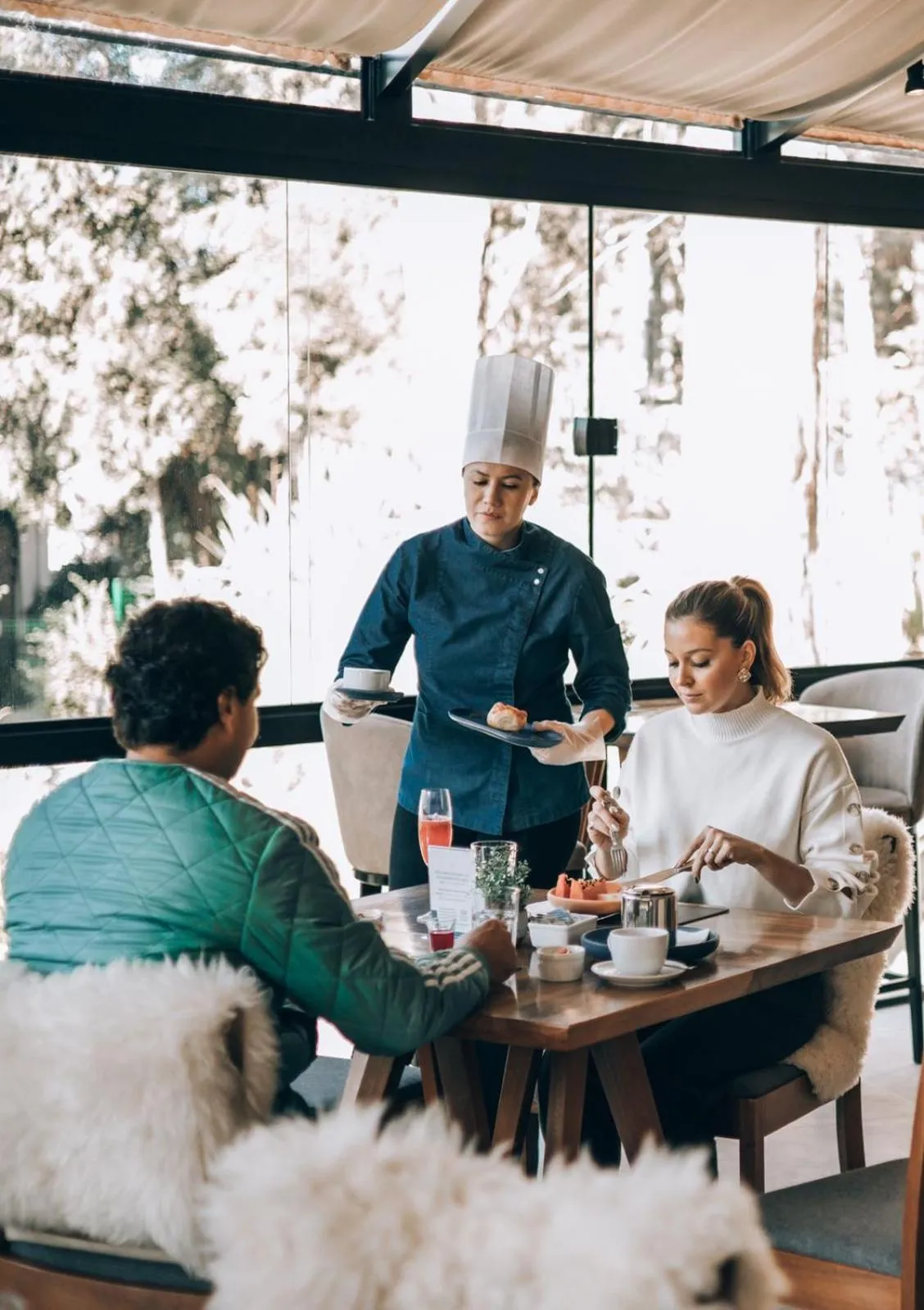 Breakfast in Villa Amistà Campos do Jordão