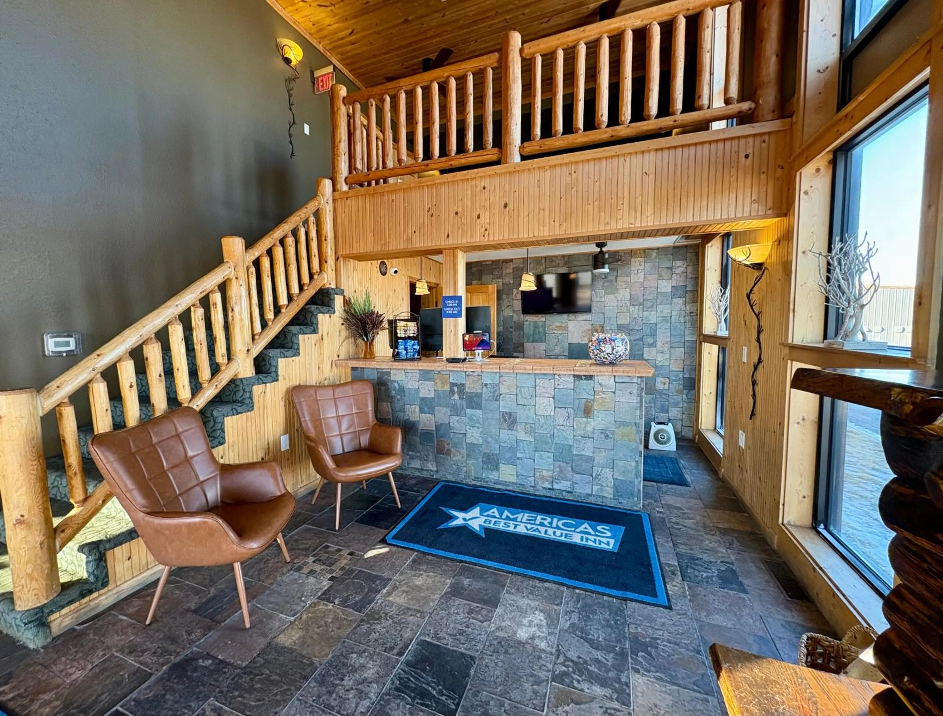 Facade/entrance in Americas Best Value Inn Wall