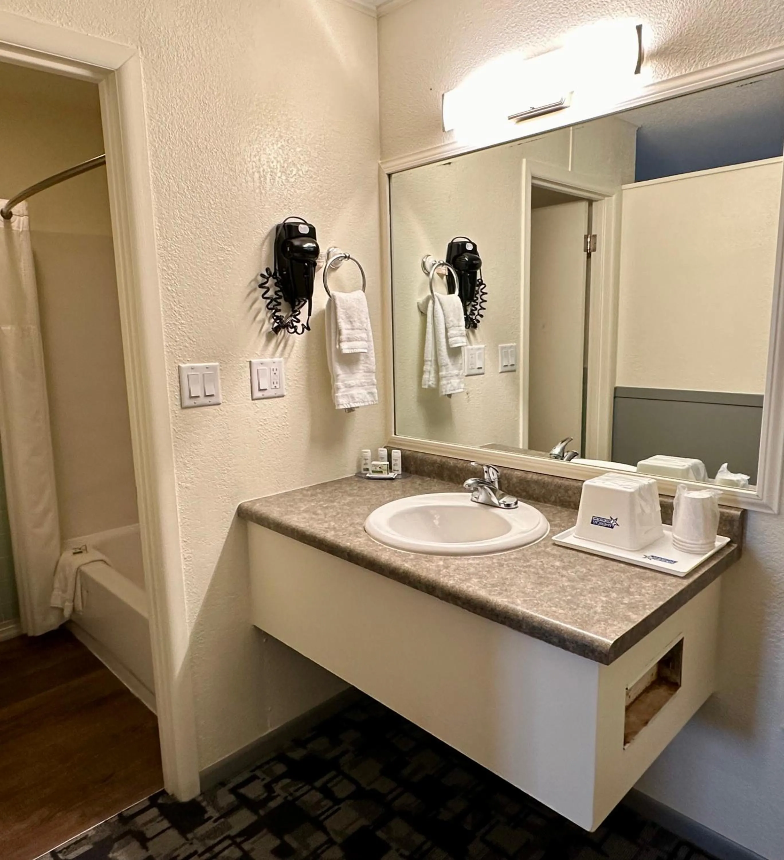 Bathroom in Americas Best Value Inn Wall