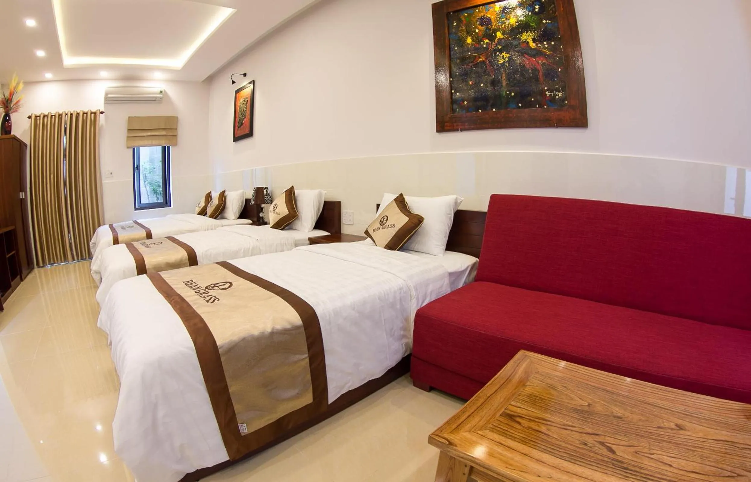 Bed in Bean Grass Homestay