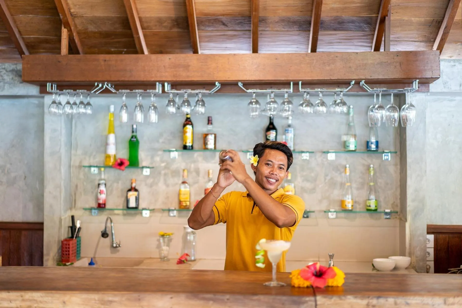 Lounge or bar in Bale Gede Lembongan