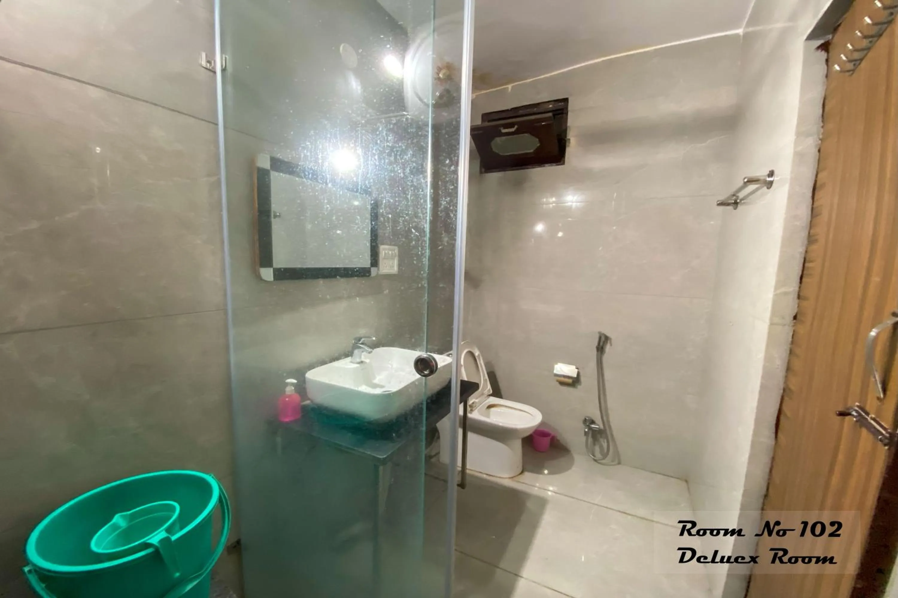 Toilet in Hotel Ganga Basin