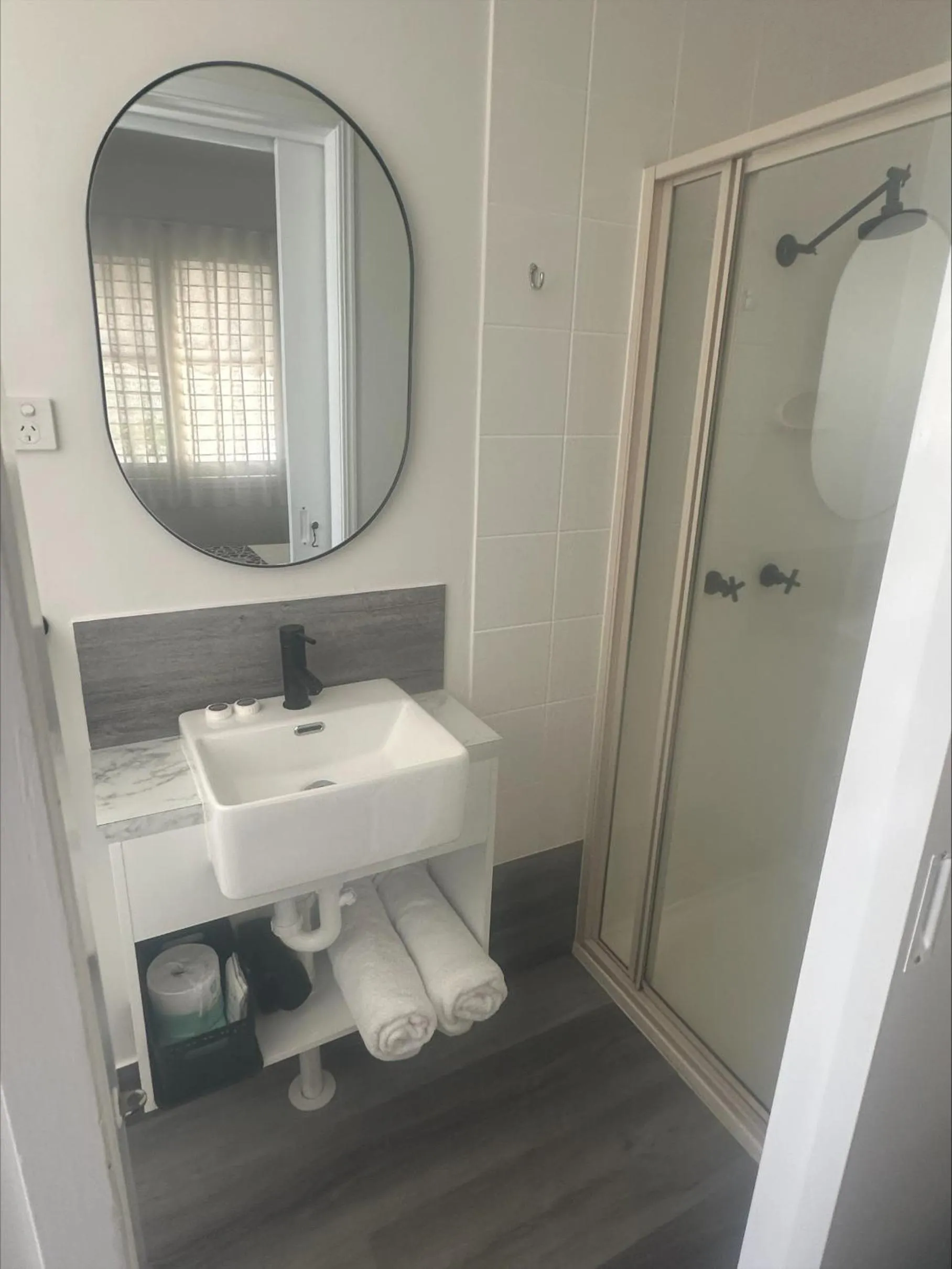 Shower in Ellis Beach Oceanfront Holiday Park