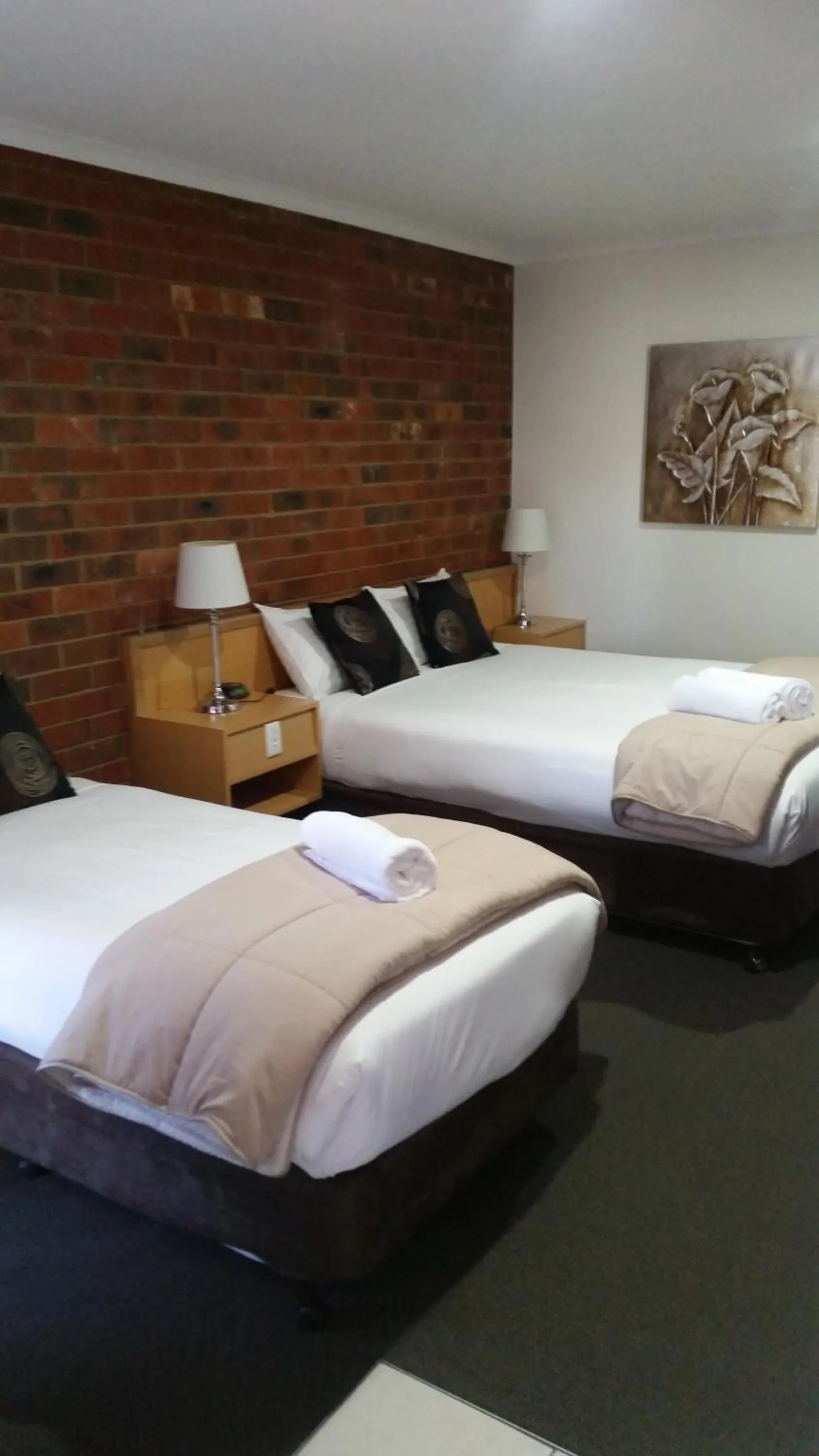 Bed in Pevensey Motor Lodge