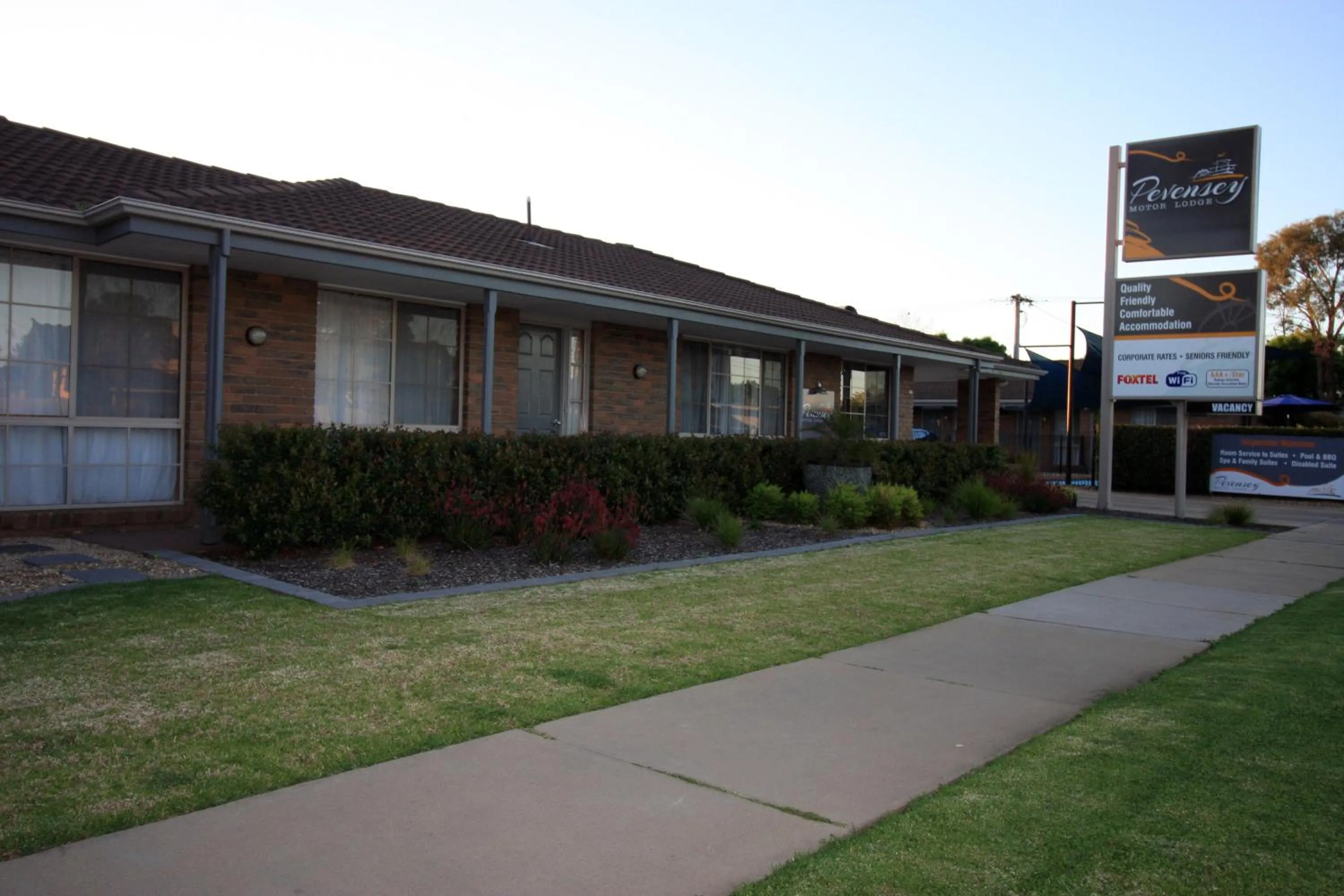 Facade/entrance in Pevensey Motor Lodge