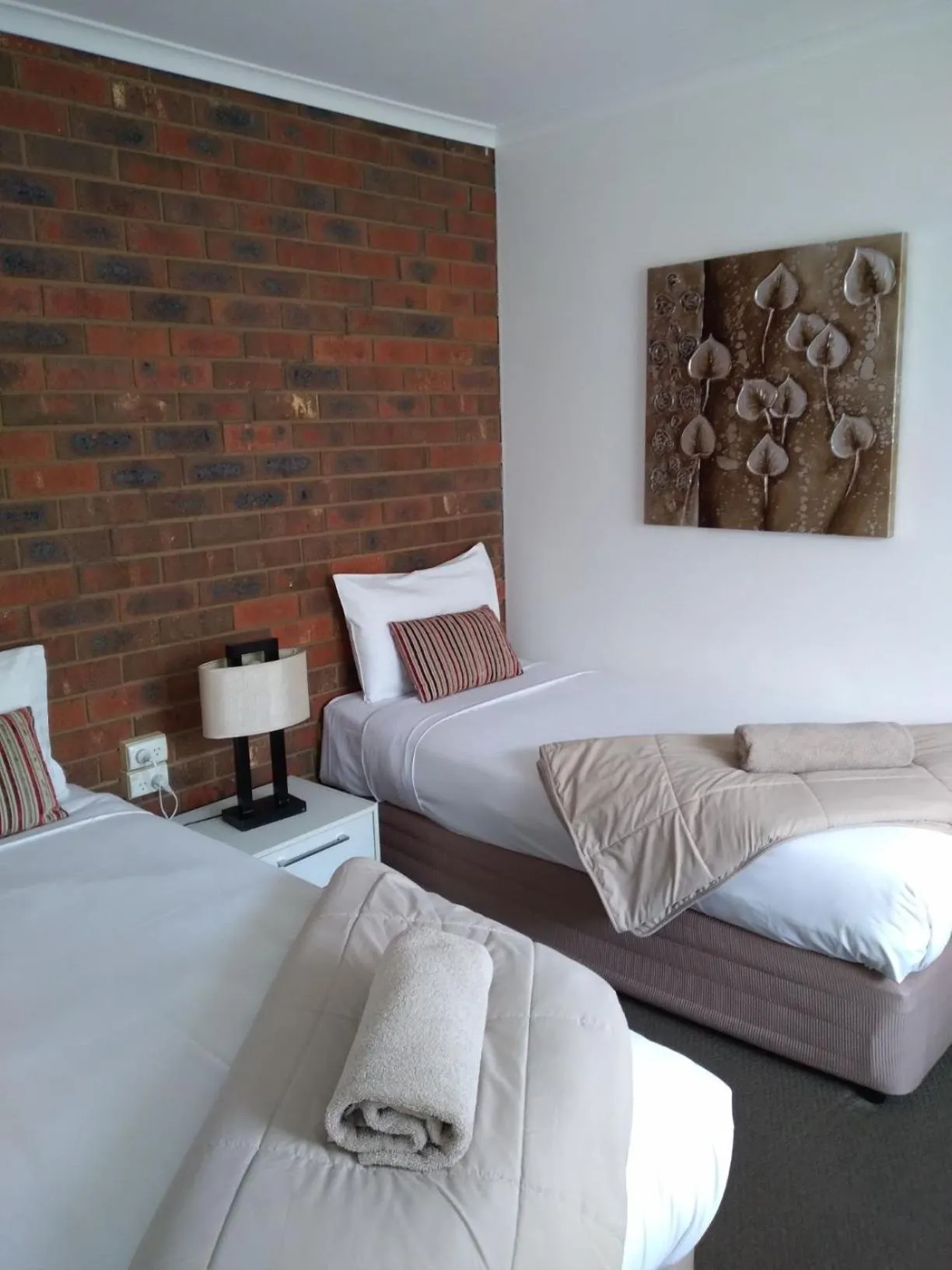 Bed in Pevensey Motor Lodge