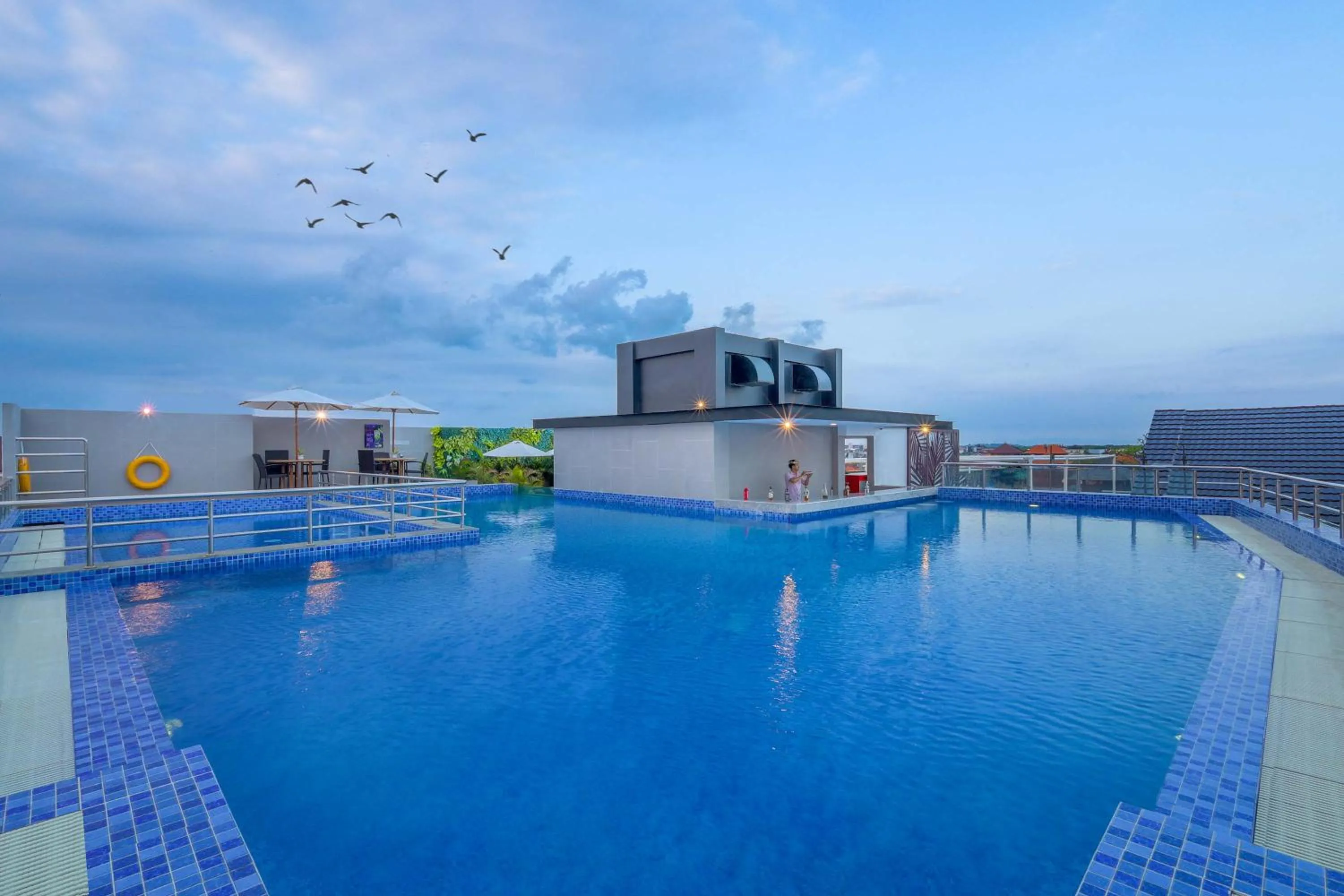 Pool view in Royal Regantris Kuta