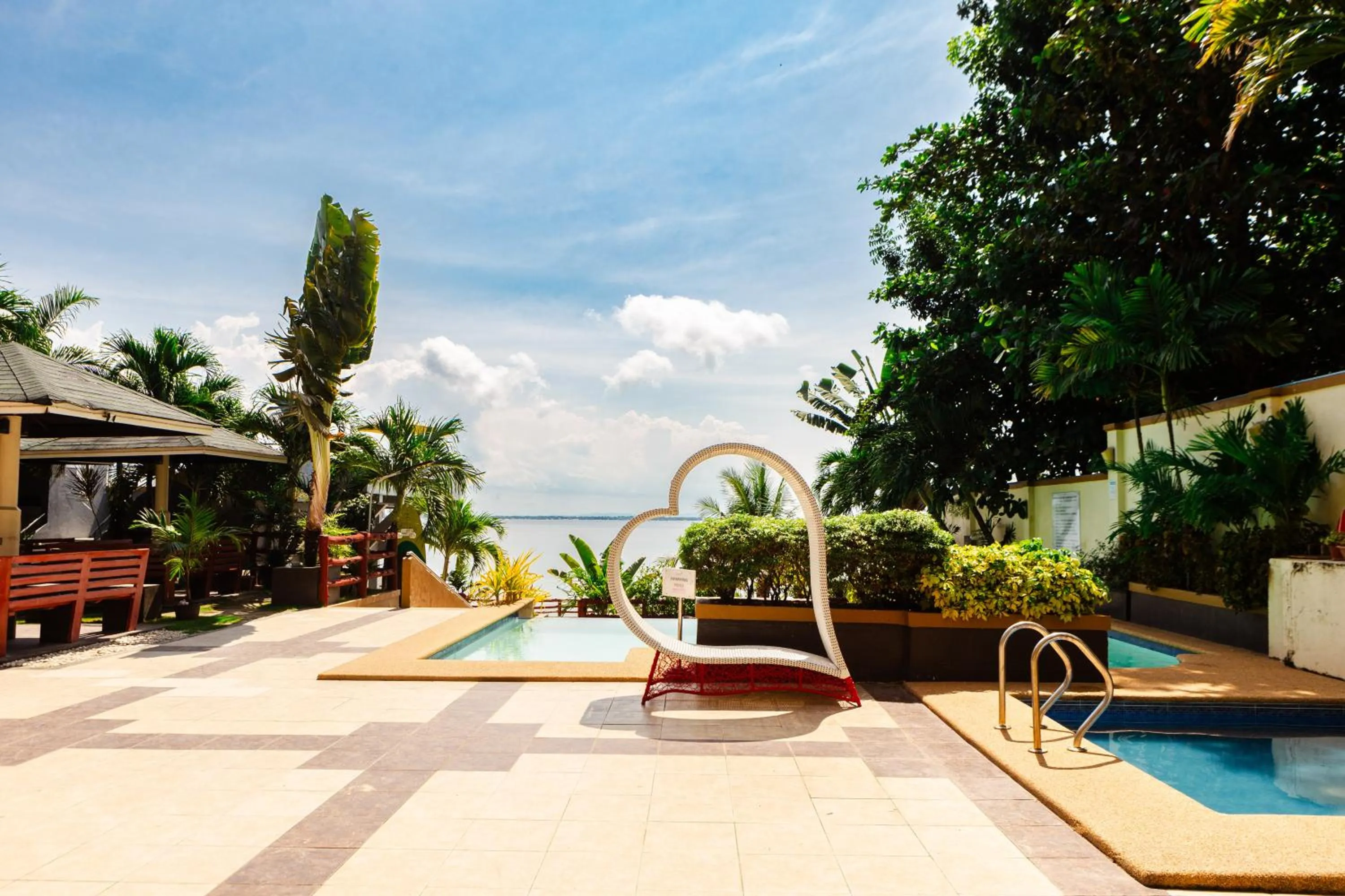 Swimming pool in Palmbeach Resort & Spa Mactan, Cebu