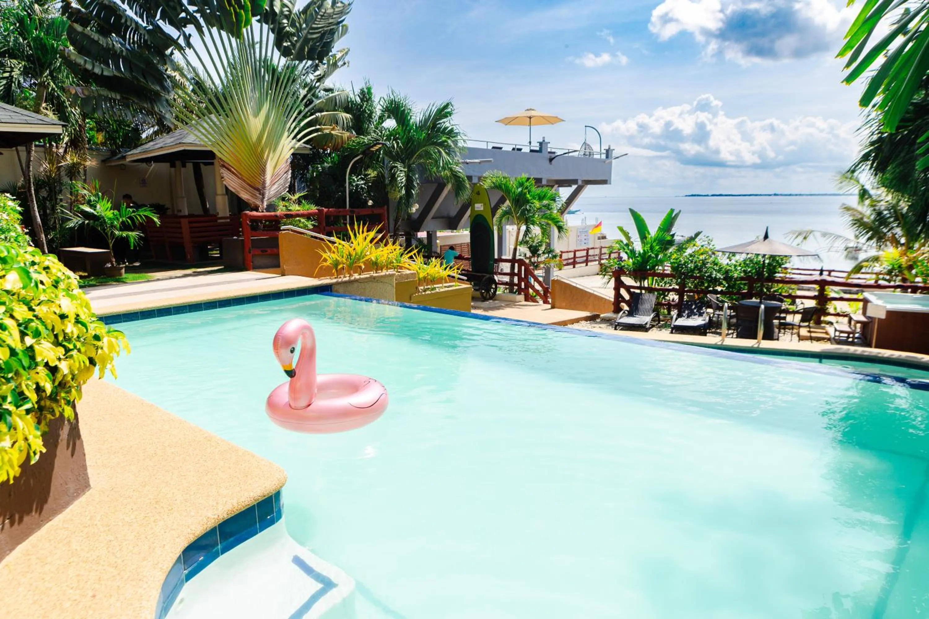 Swimming pool in Palmbeach Resort & Spa Mactan, Cebu