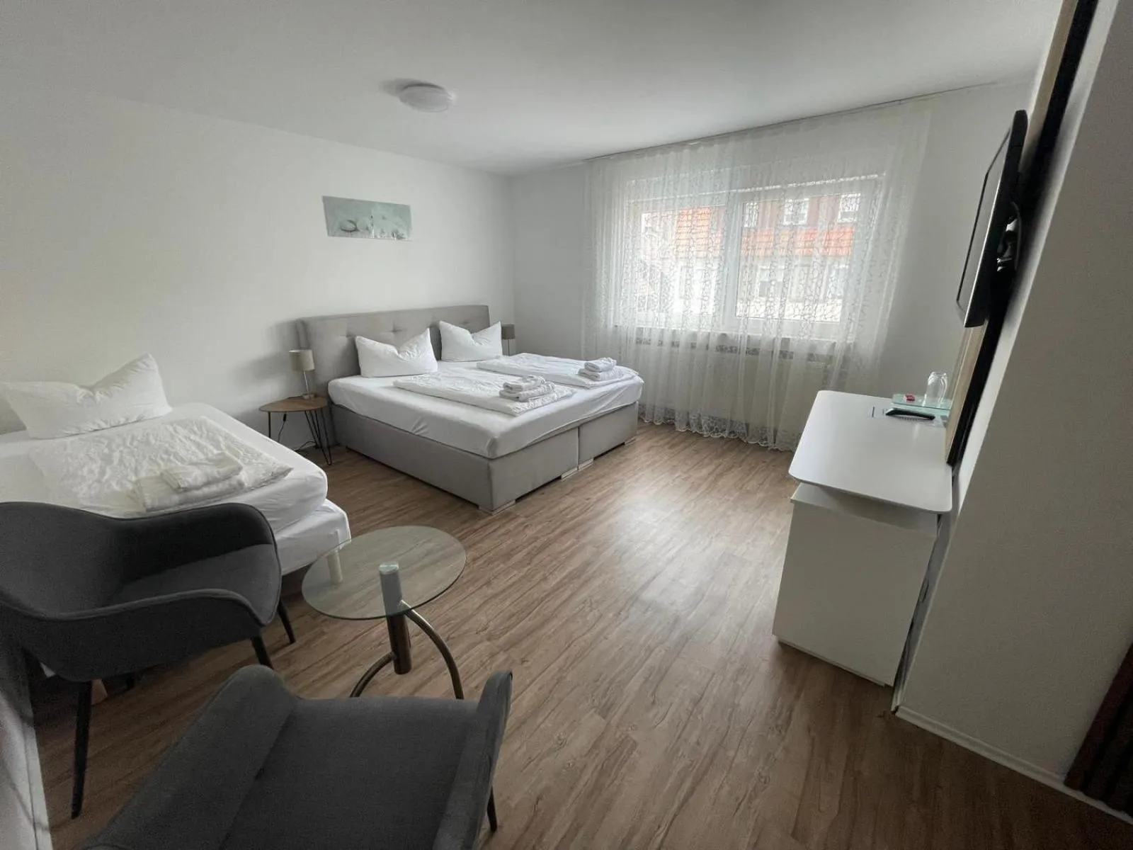 Photo of the whole room, Bed in Hotel Loewen