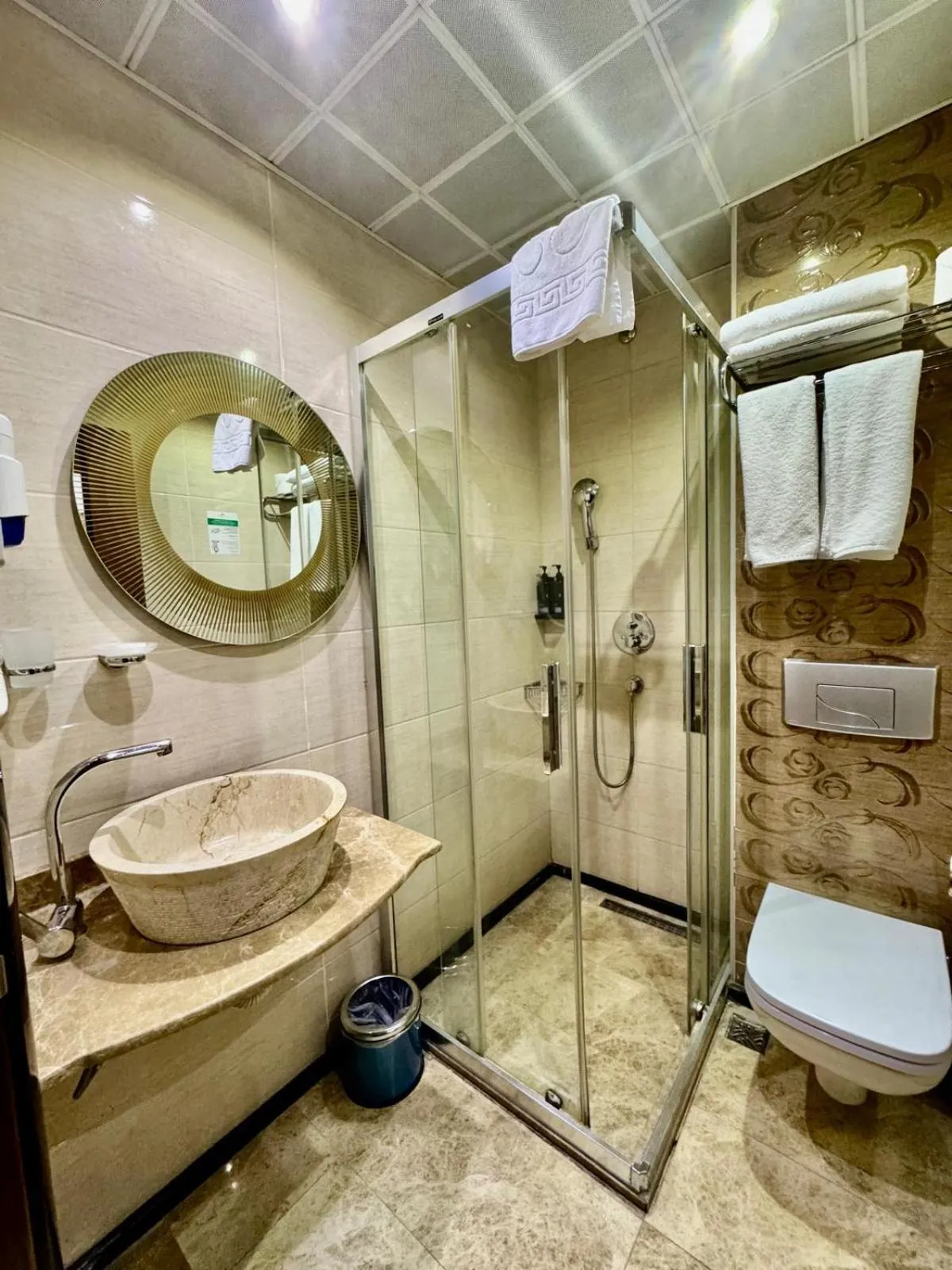 Bathroom in Asia City Hotel Istanbul