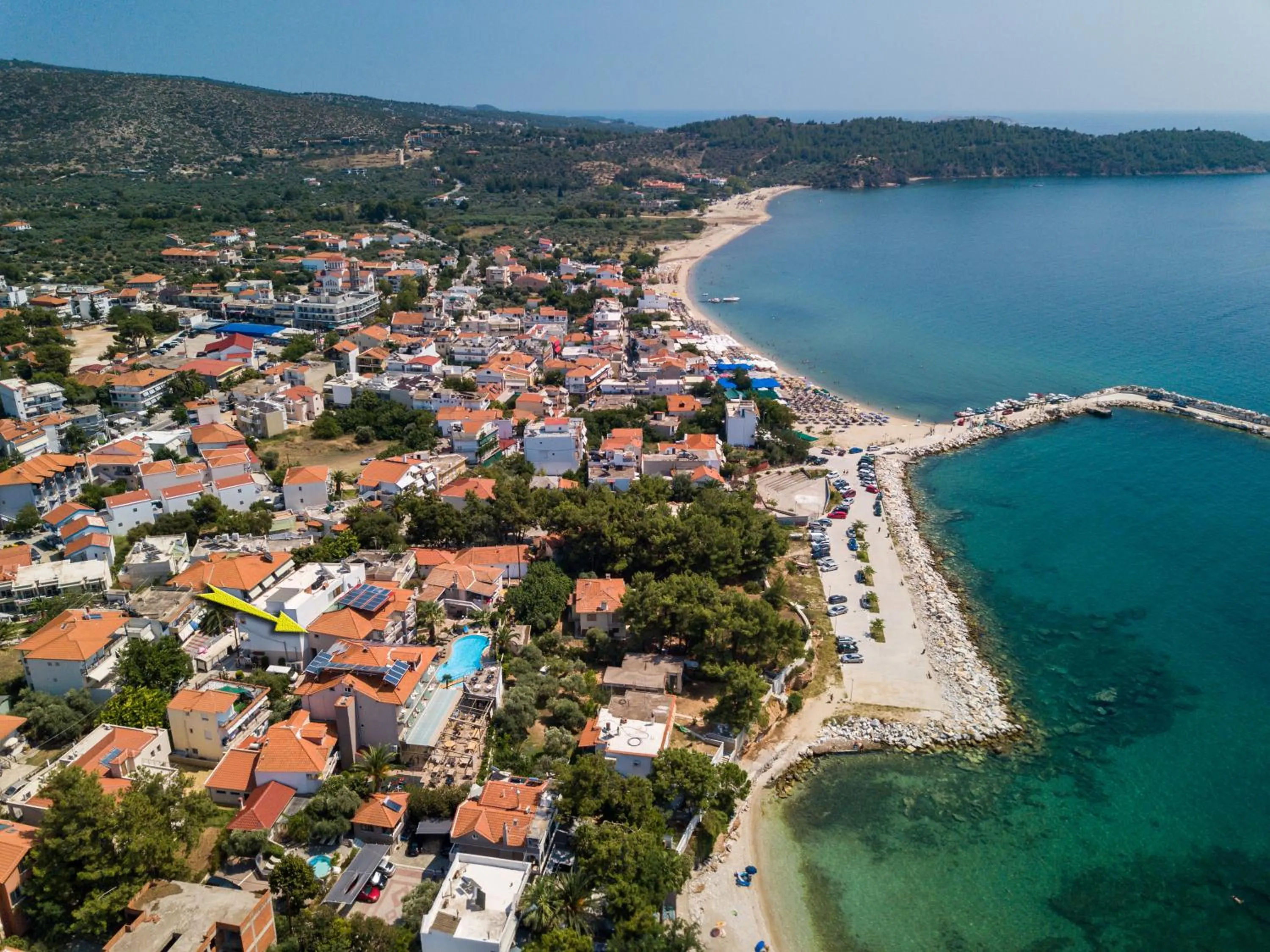 Bird's eye view in Hotel Potos