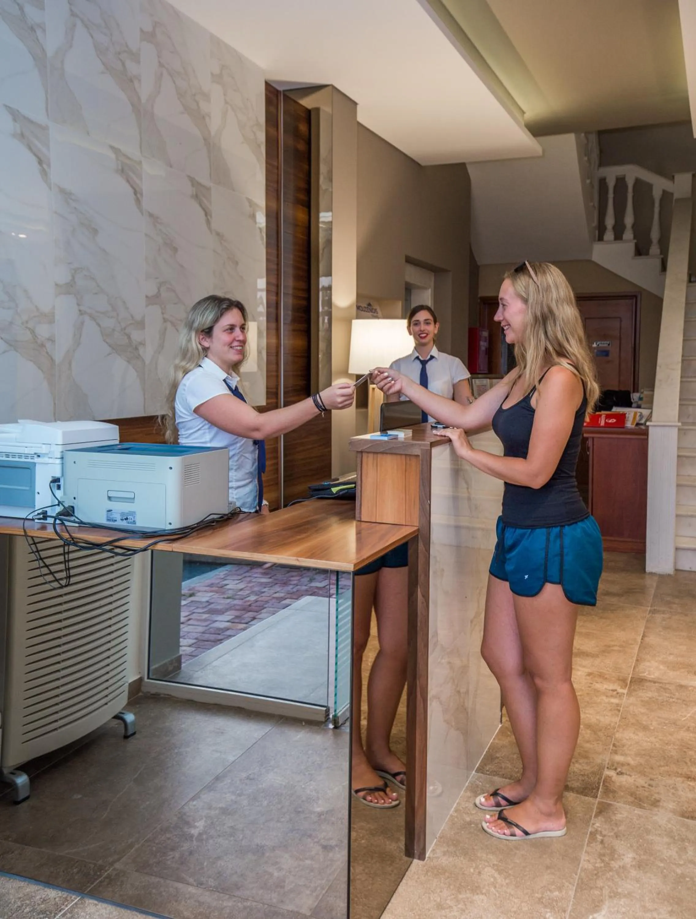 Lobby or reception in Hotel Potos