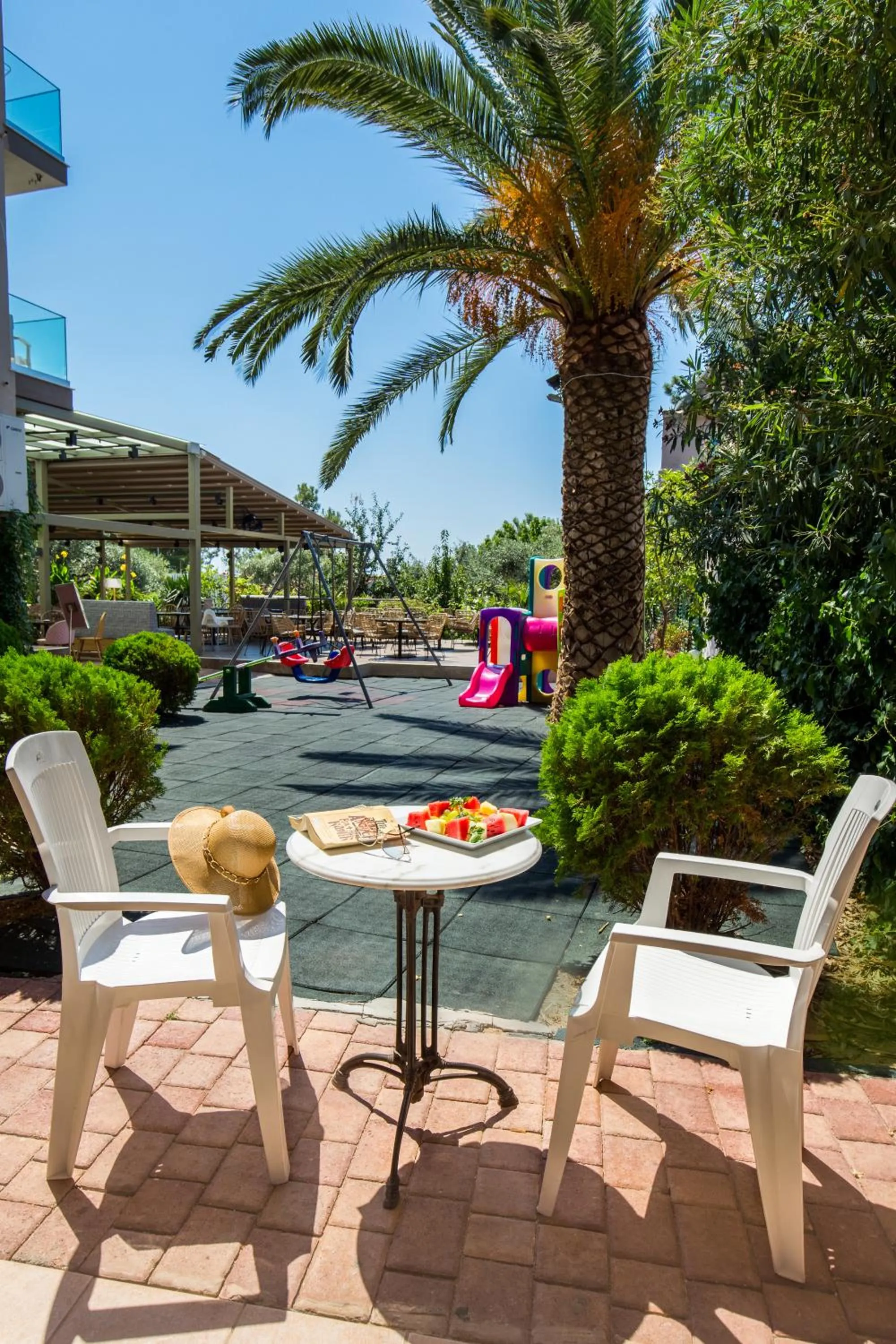 Patio in Hotel Potos