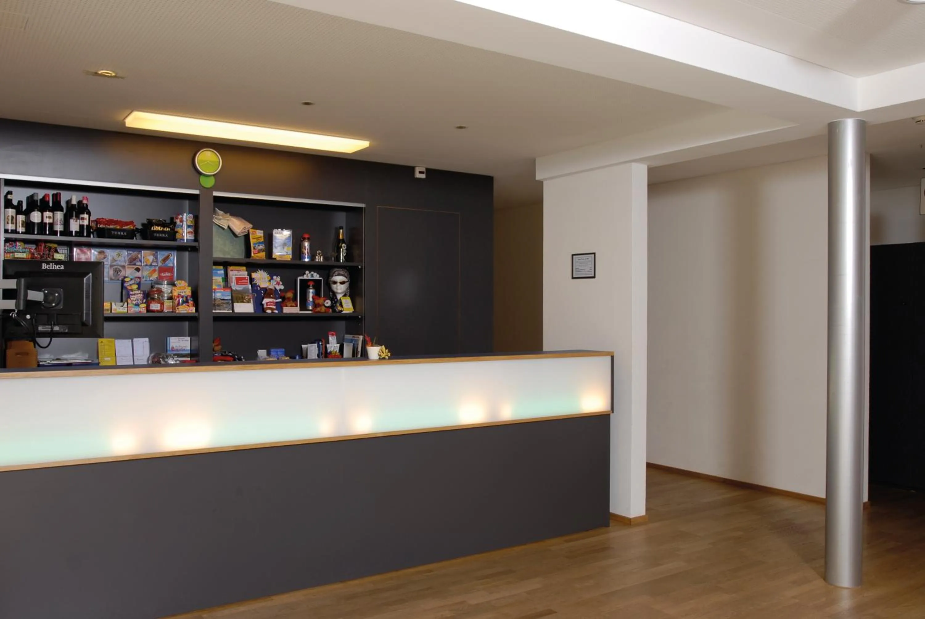 Lobby or reception in Pontresina Youth Hostel