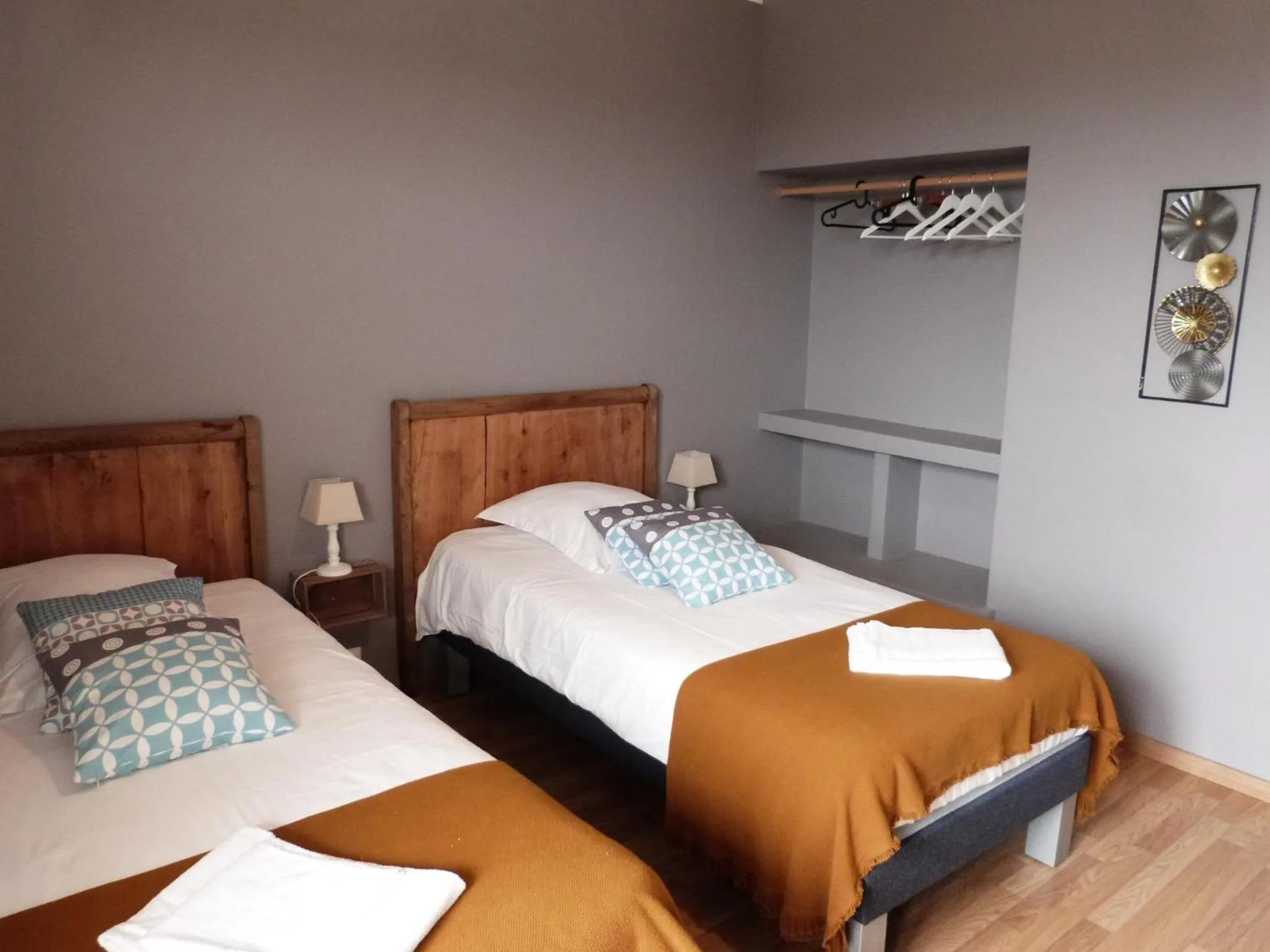 Photo of the whole room, Bed in Logis Hôtel Restaurant La Borie