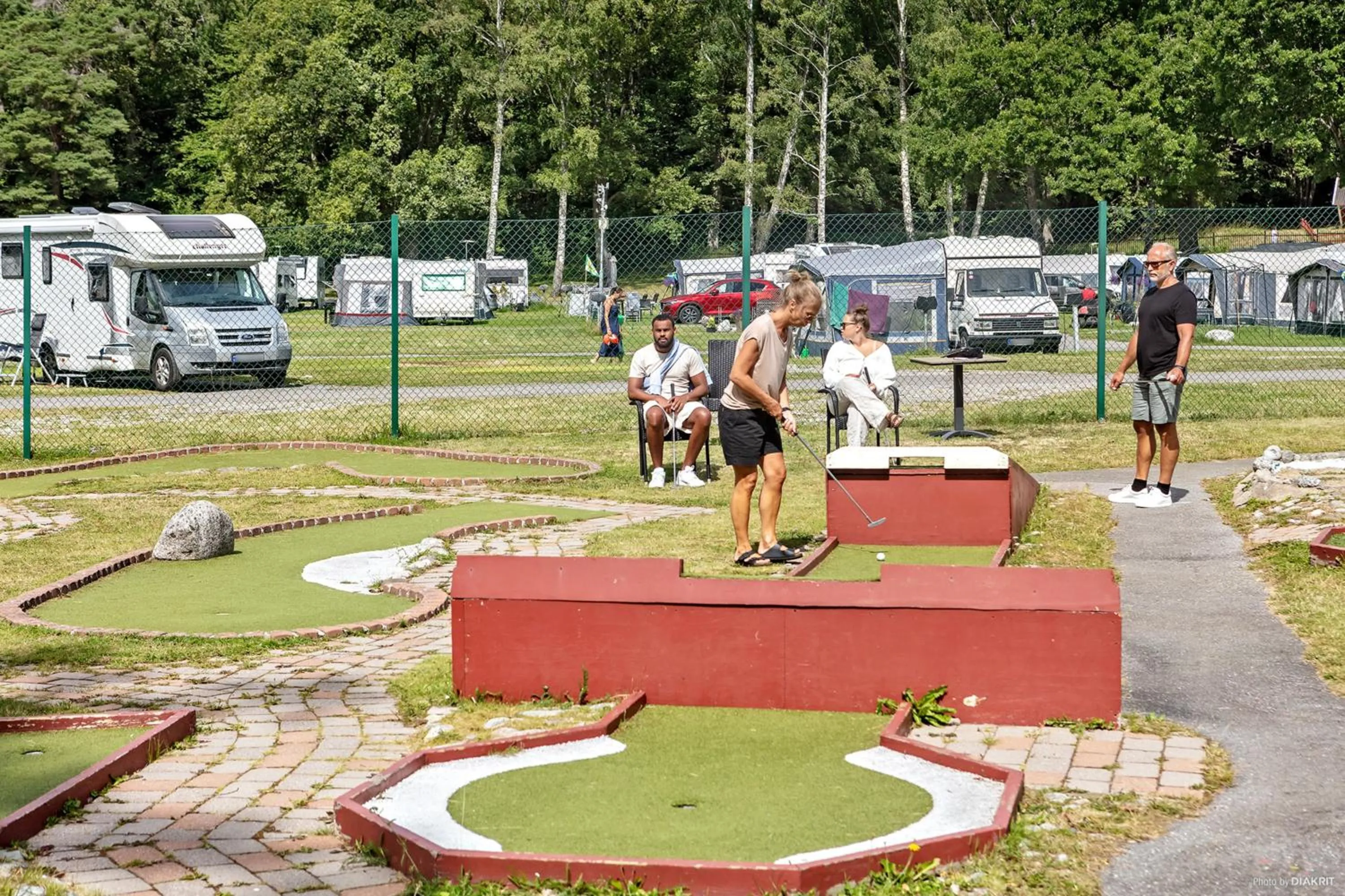 Minigolf in First Camp Nickstabadet-Nynäshamn