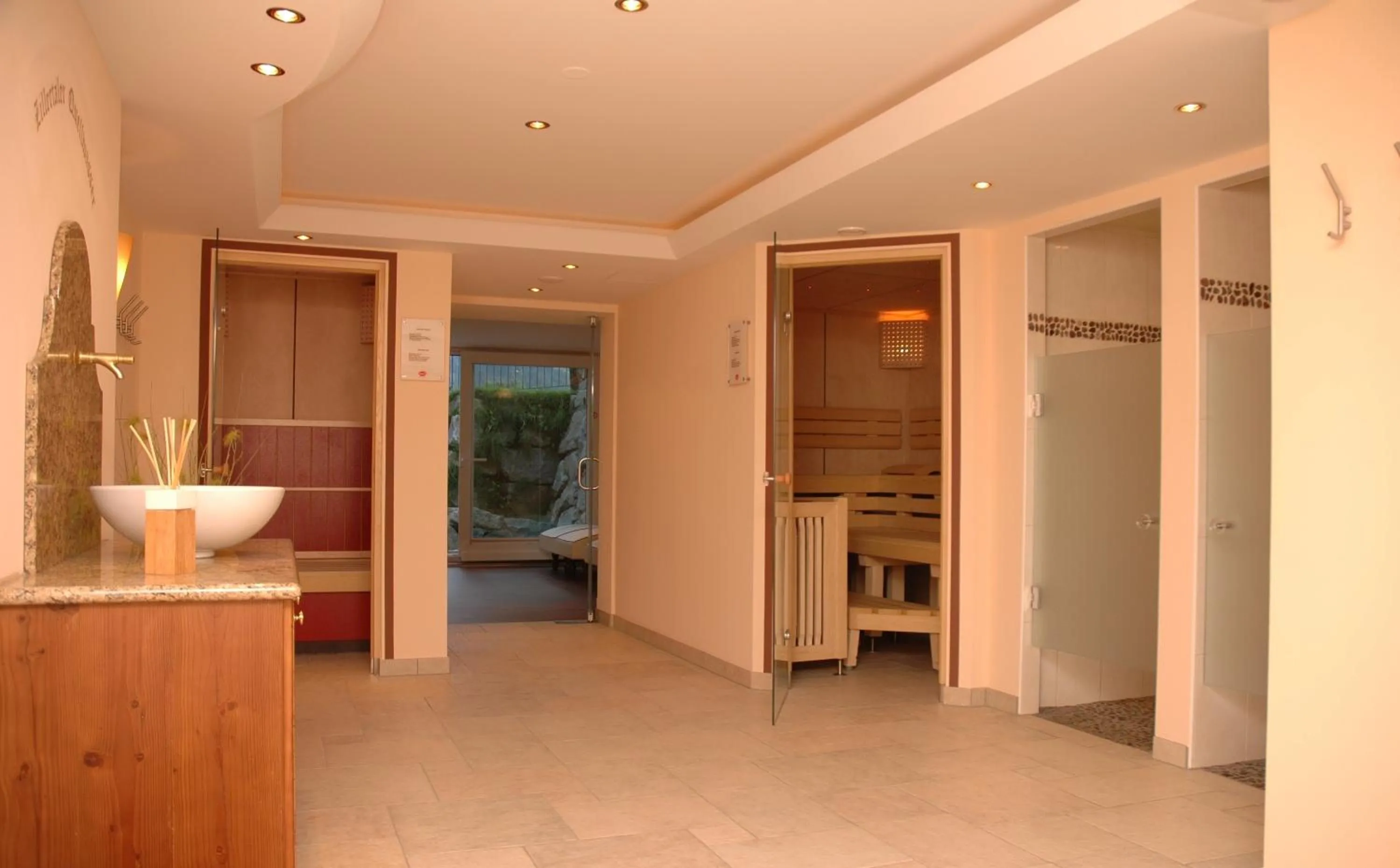 Sauna in Hotel-Garni Almhof