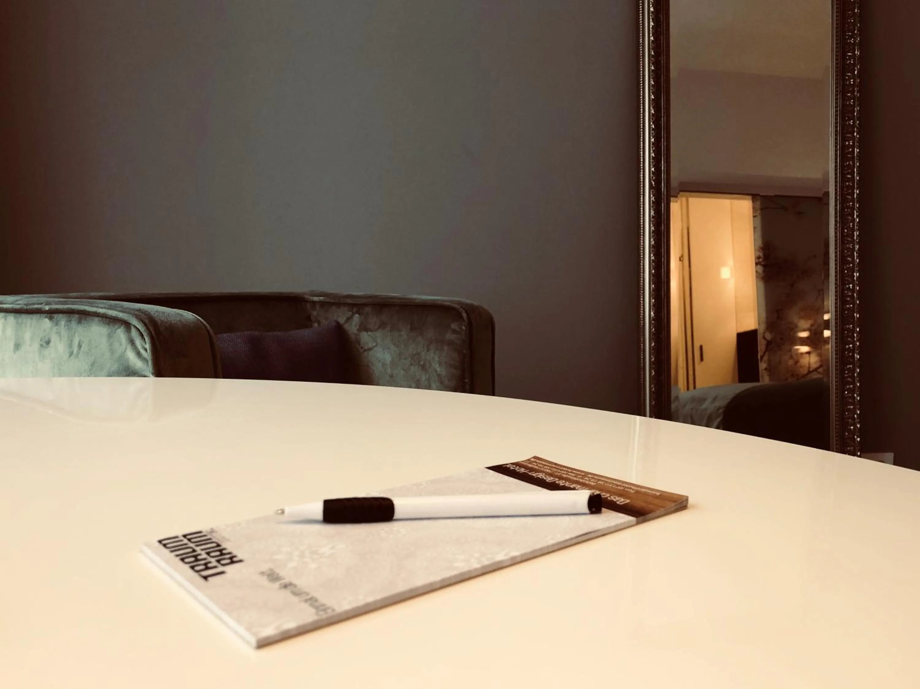 Bed in Hotel TraumRaum - "SELF CHECK IN"