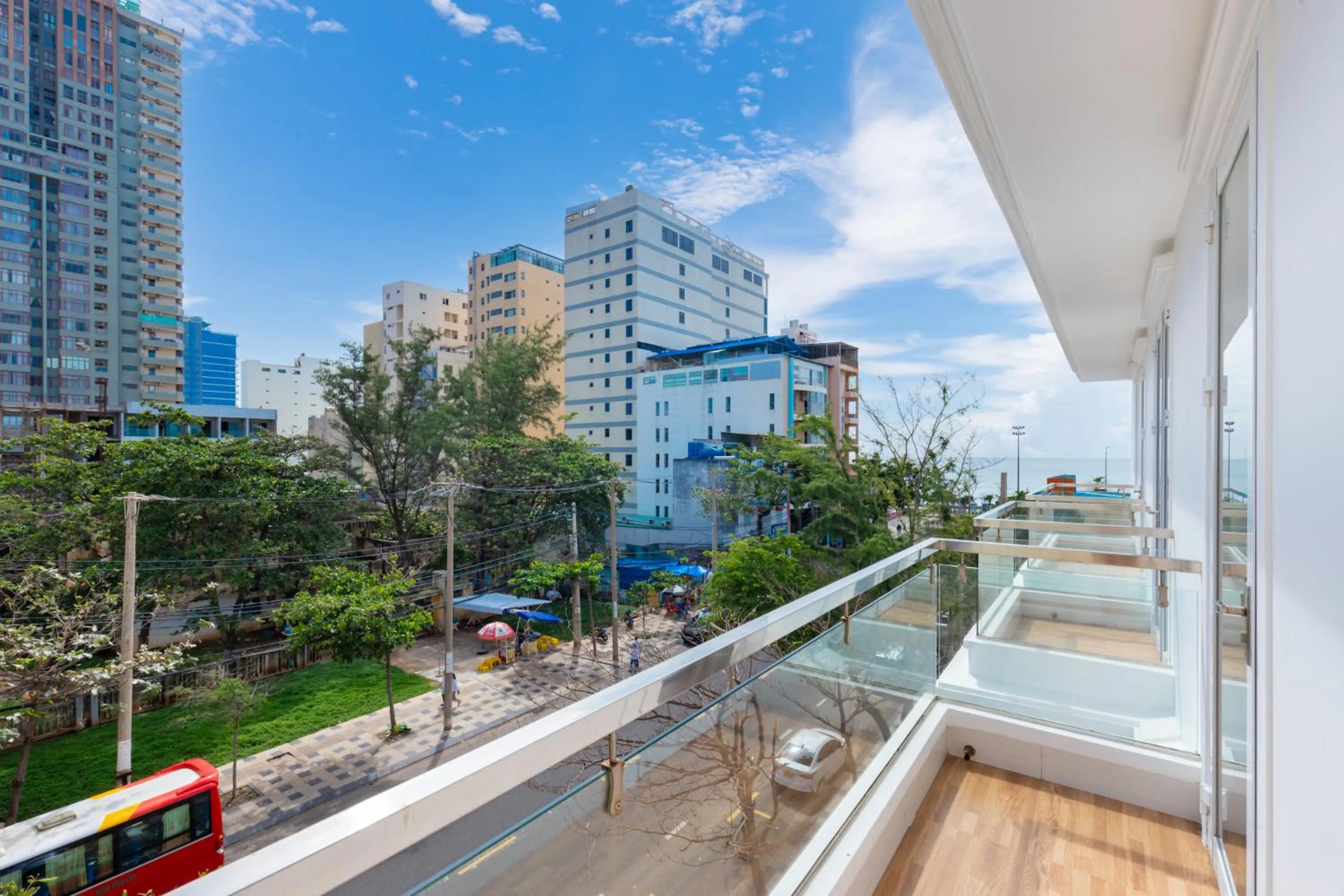 Street view in Novena Hotel