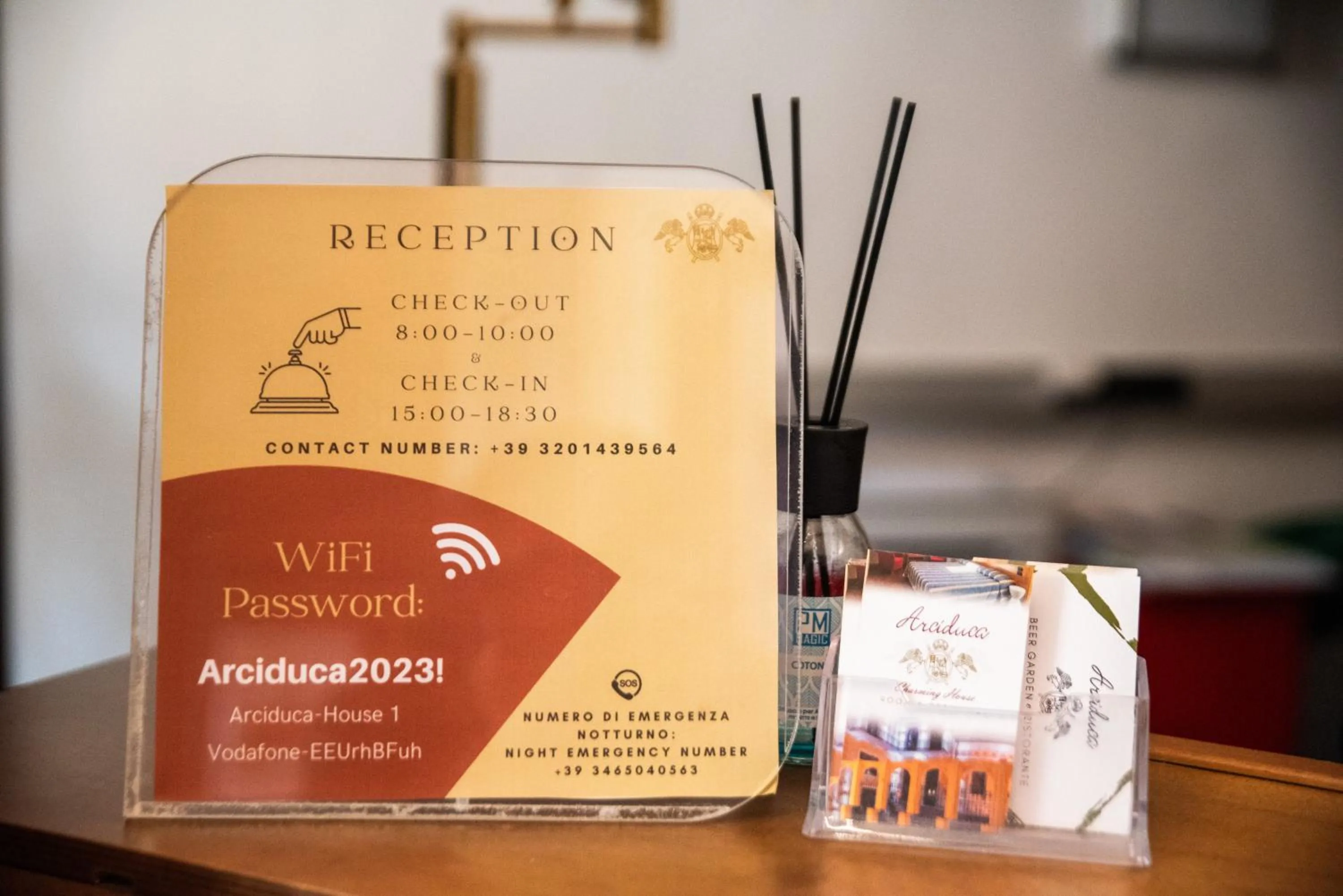 Lobby or reception in Arciduca Charming House Room & Breakfast