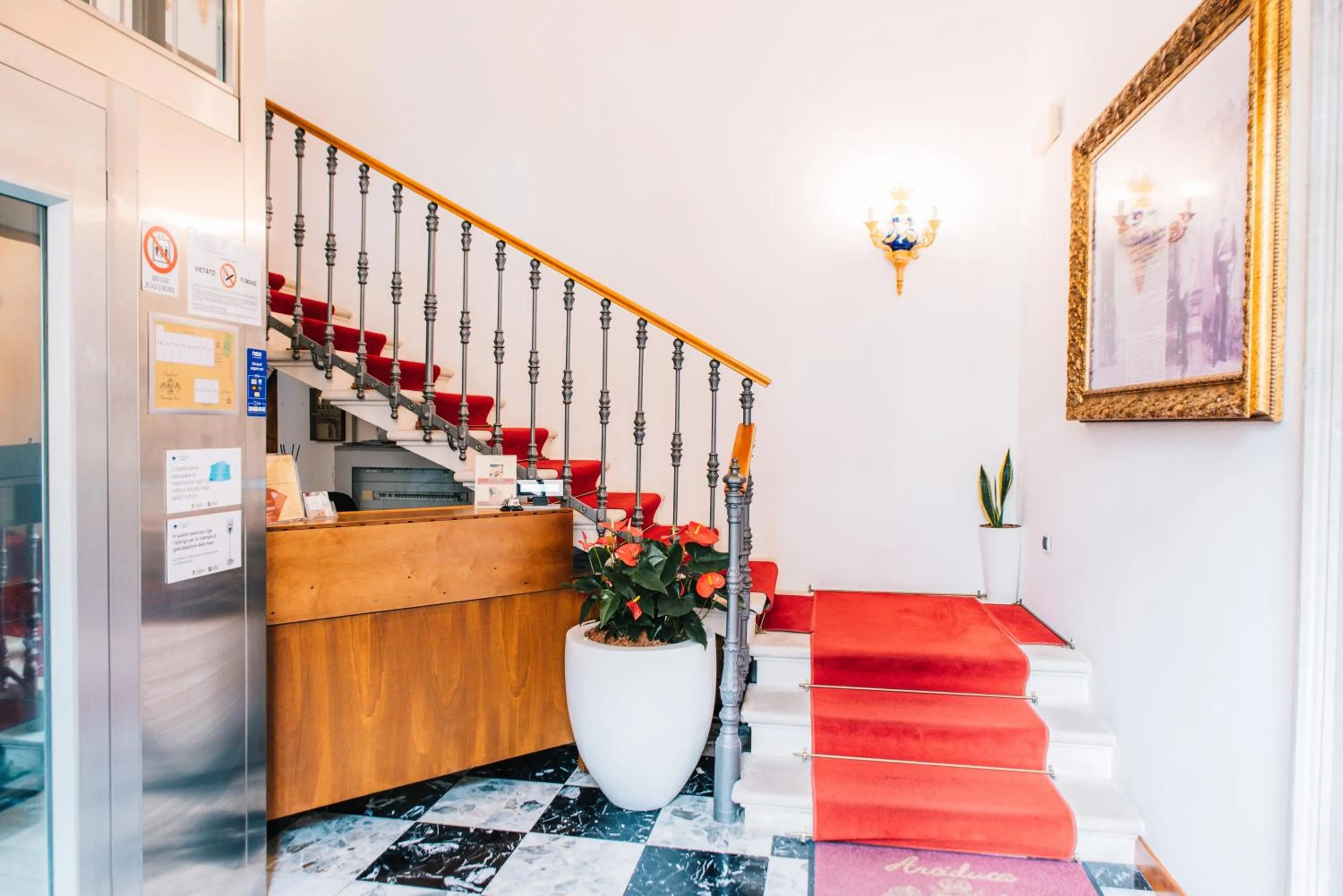 Lobby or reception in Arciduca Charming House Room & Breakfast