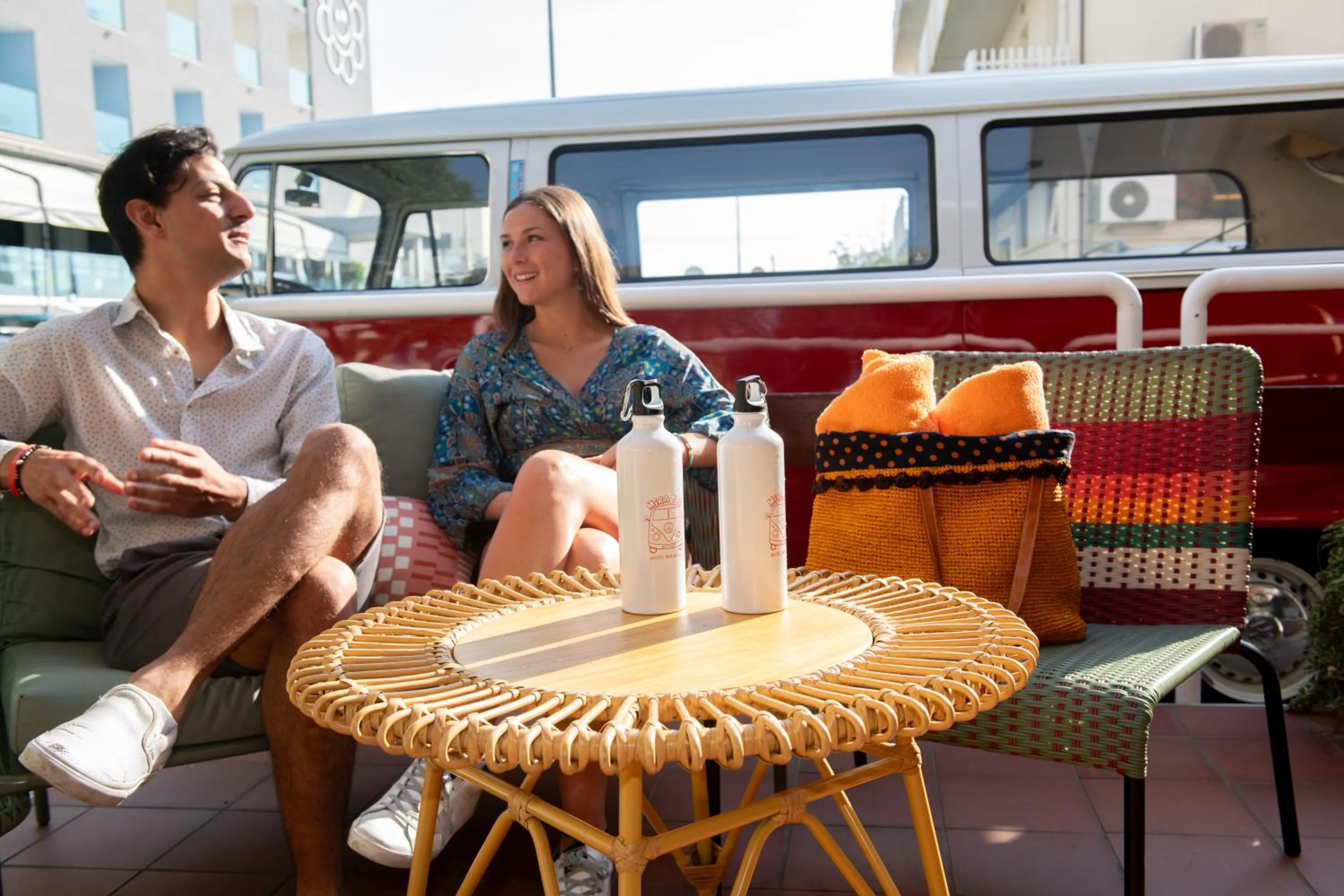 Patio in Hotel Mirabella